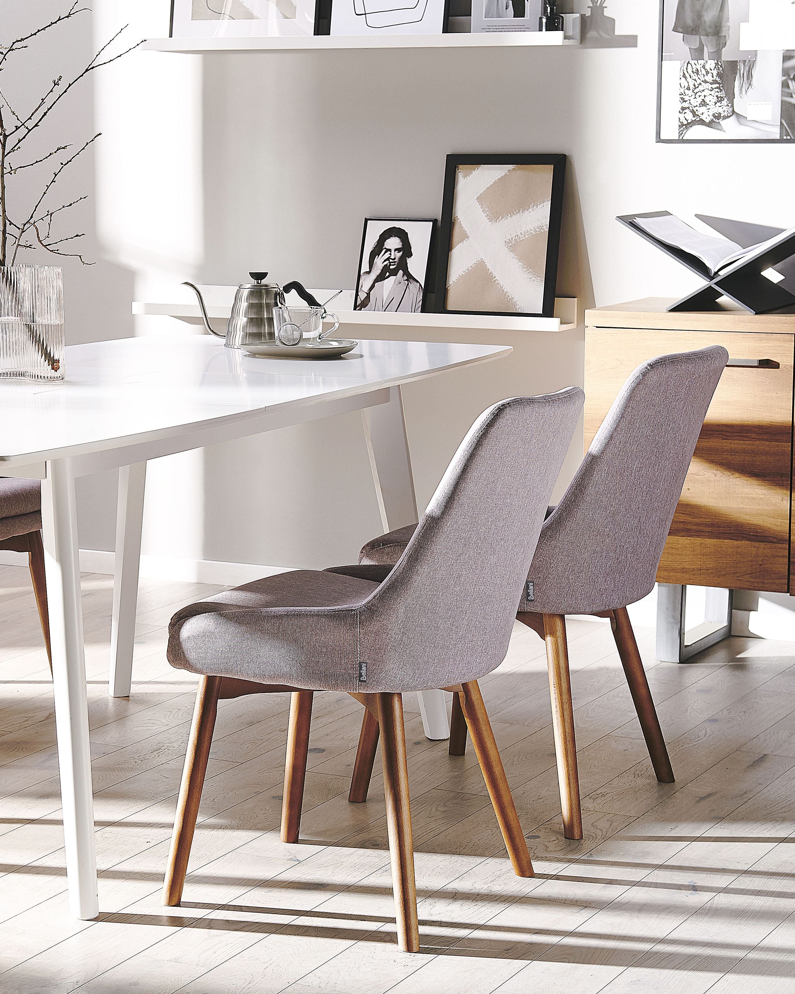 Scaun dining - Set of 2 dining chairs MELFORT Taupe