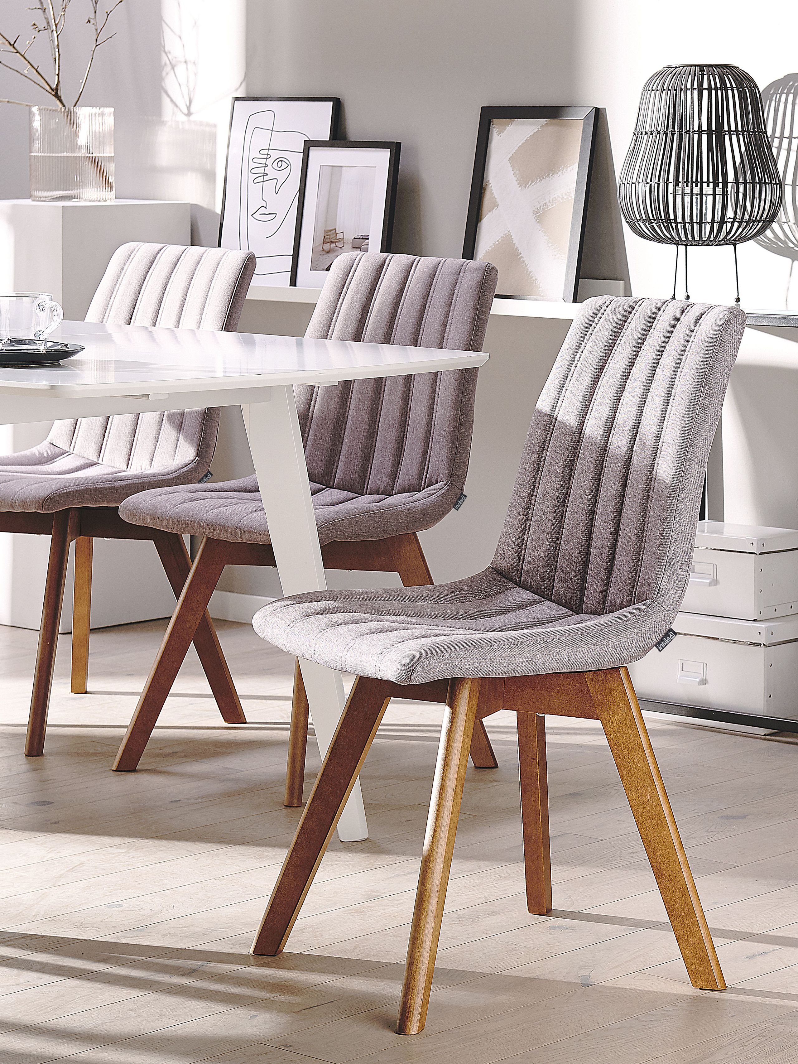 Scaun dining - Set de 2 scaune dining CALGARY Taupe