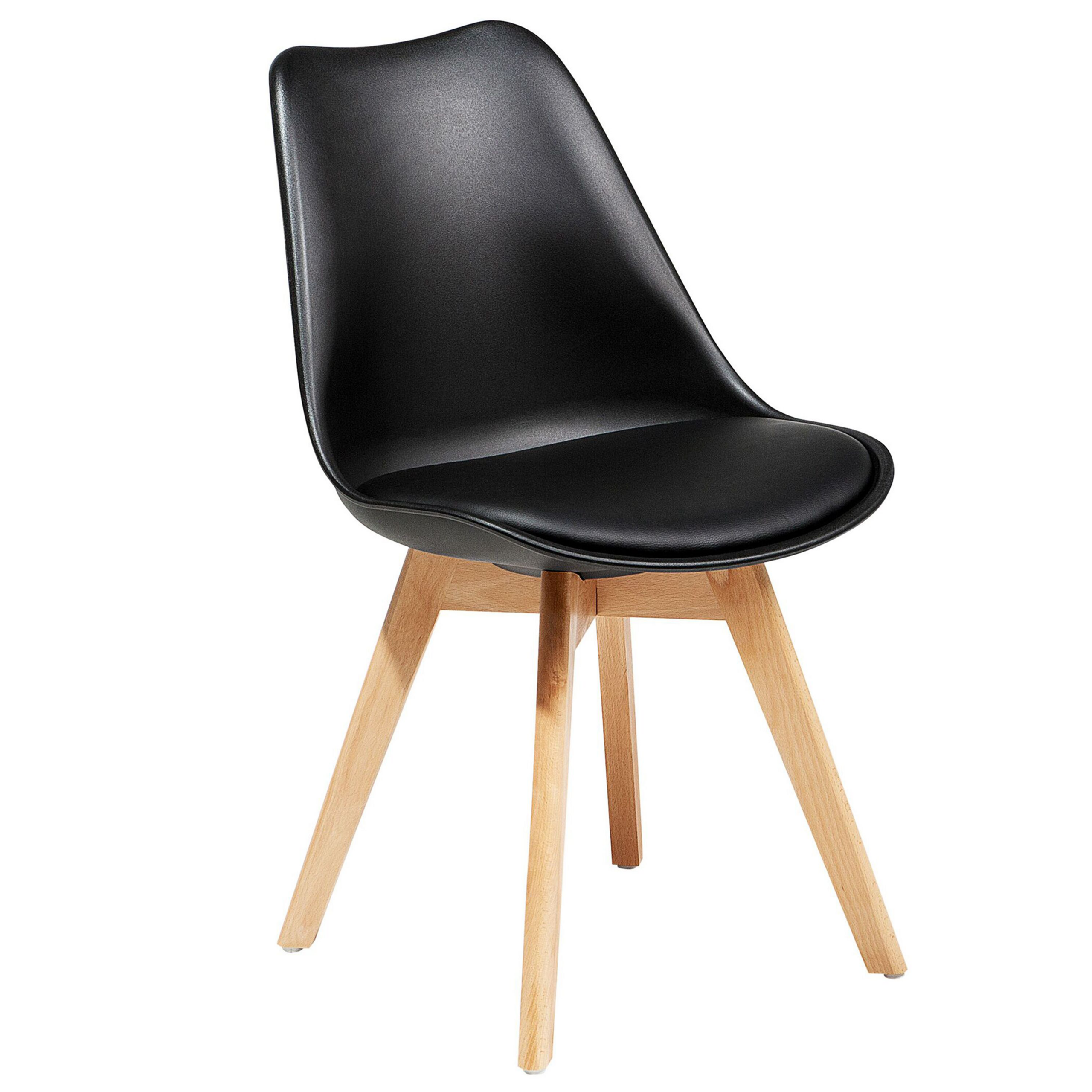 Set of 2 dining chairs DAKOTA II Black [3]