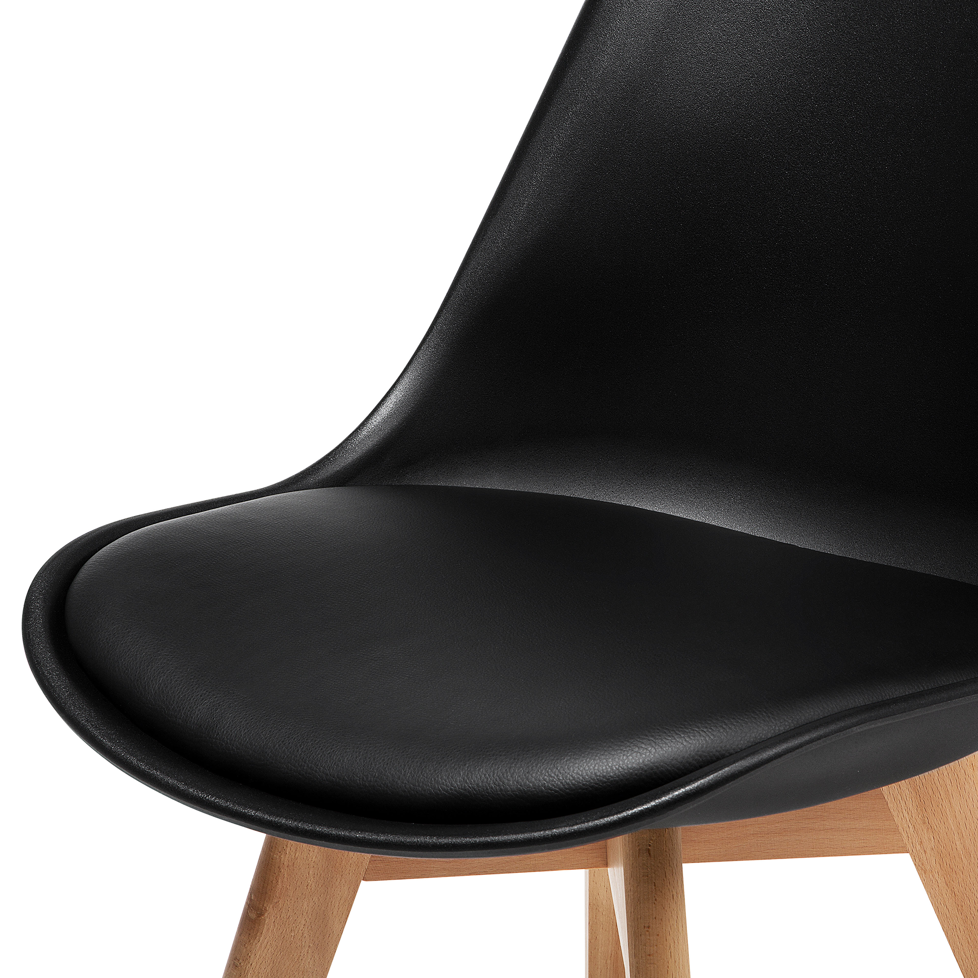 Set of 2 dining chairs DAKOTA II Black [7]