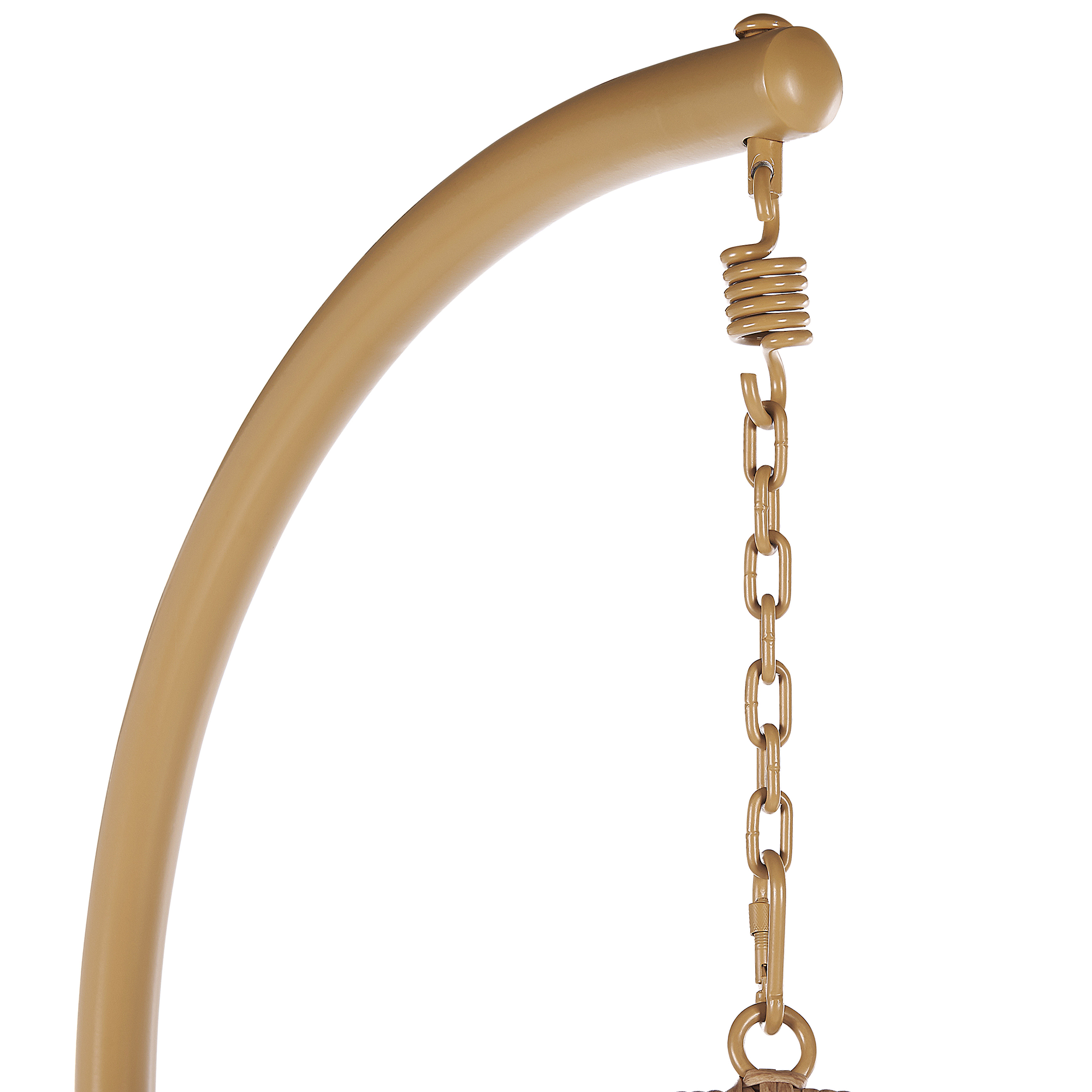 Fotoliu suspendat cu suport ALLERA Ratan sintetic Bej [9]