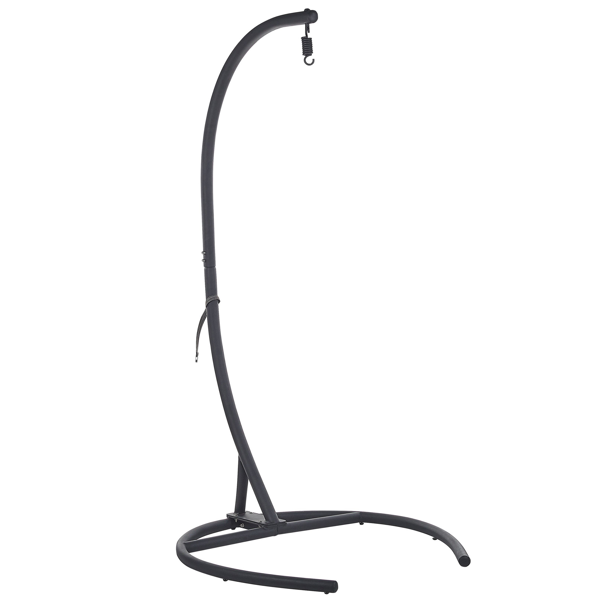 Fotoliu suspendat cu suport SESIA Ratan sintetic Gri închis [7]