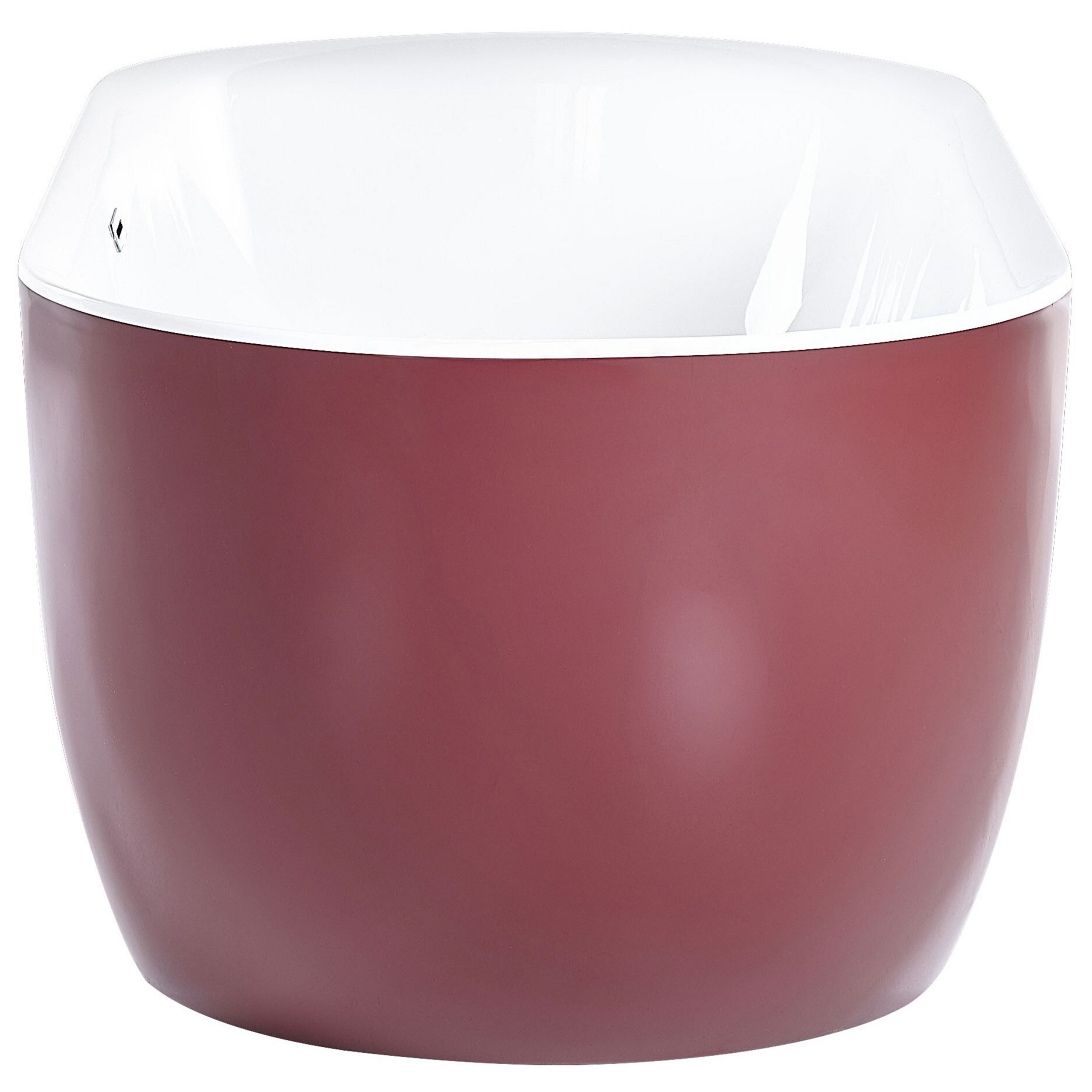 Freestanding bathtub CARRERA 170 x 80 cm Bordeaux [7]