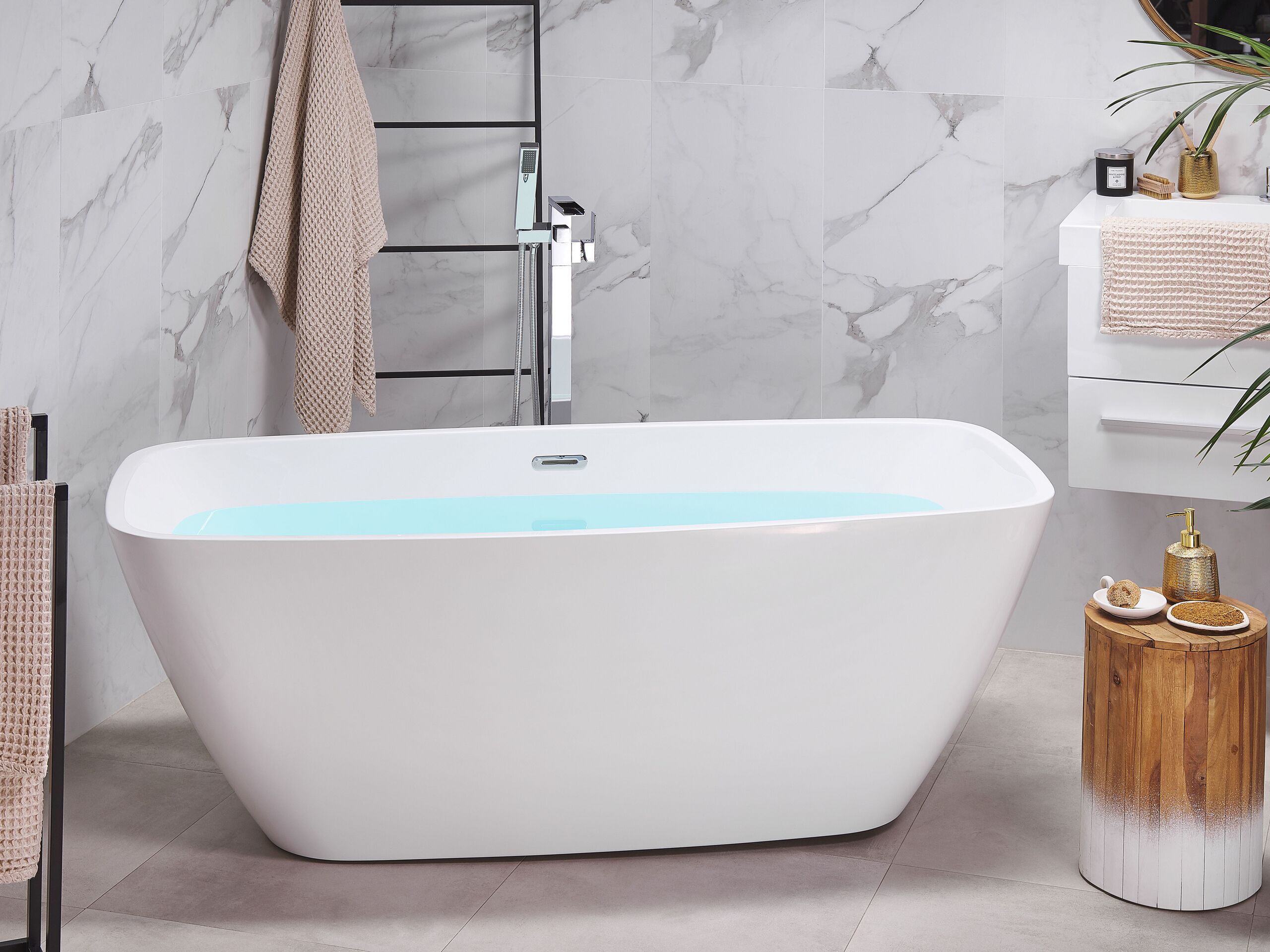 Cazi de baie - MINGO freestanding bathtub 170 x 78 cm White