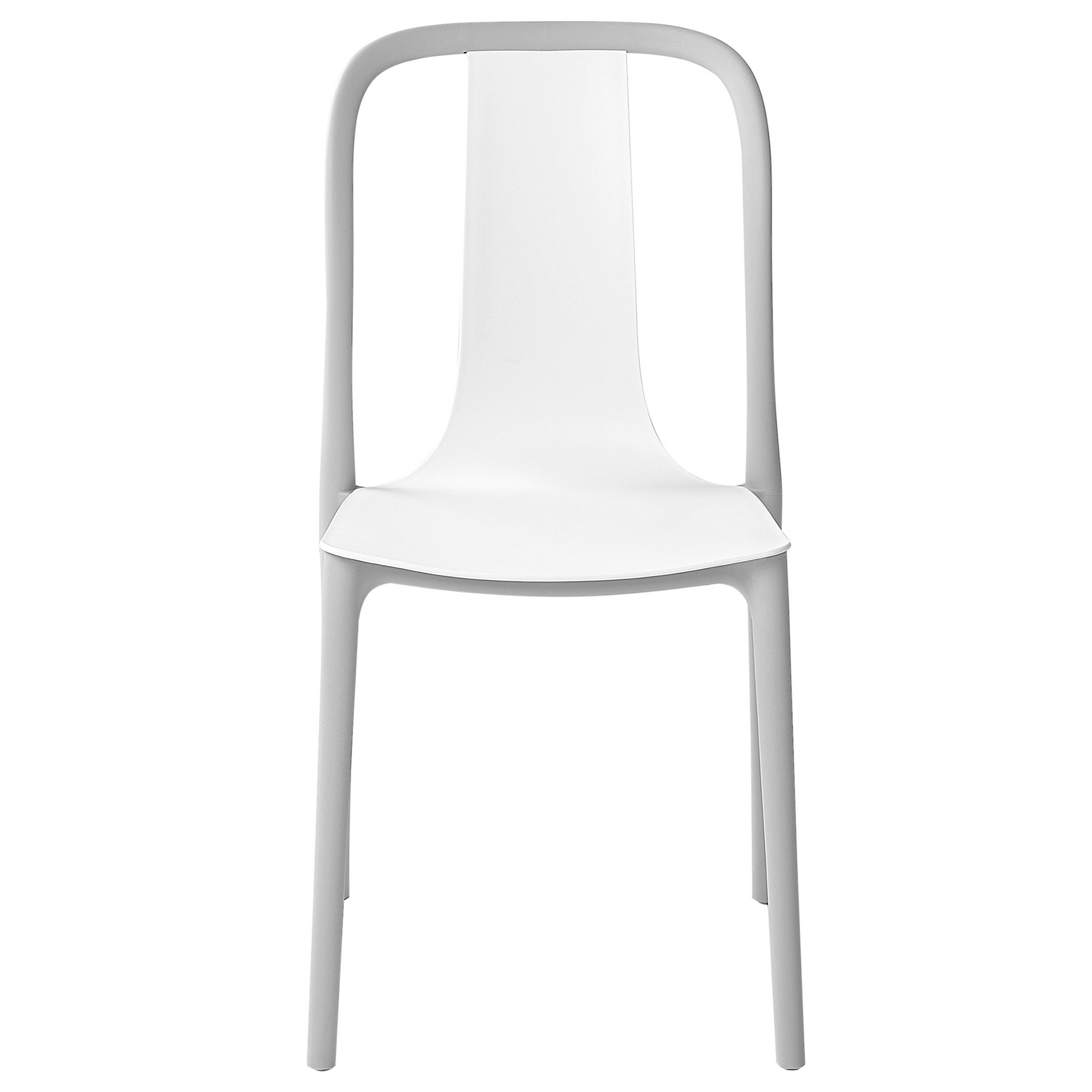 Set de 4 scaune de grădină SPEZIA Alb [5]