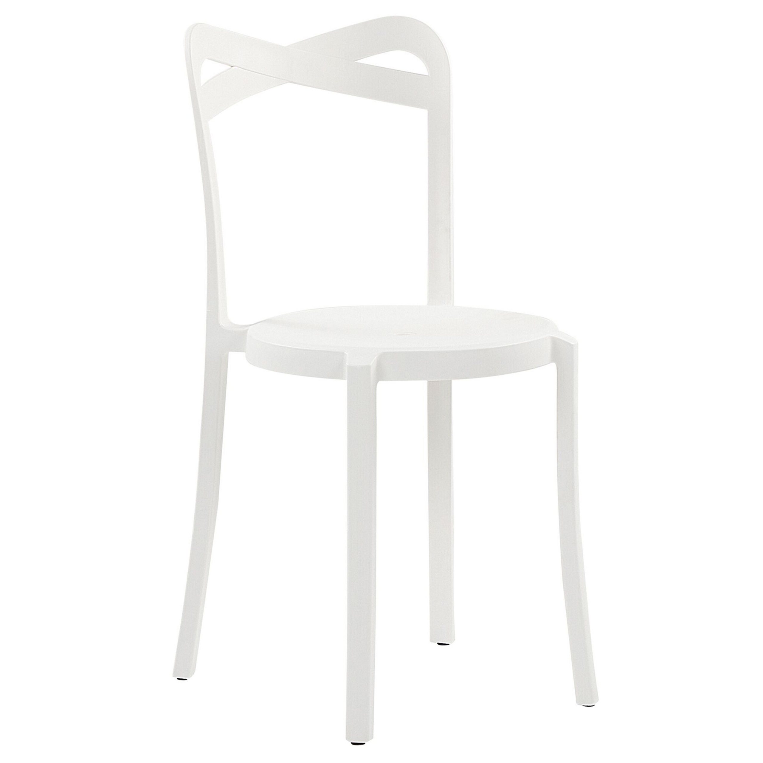 Set of 4 garden chairs CAMOGLI White [4]