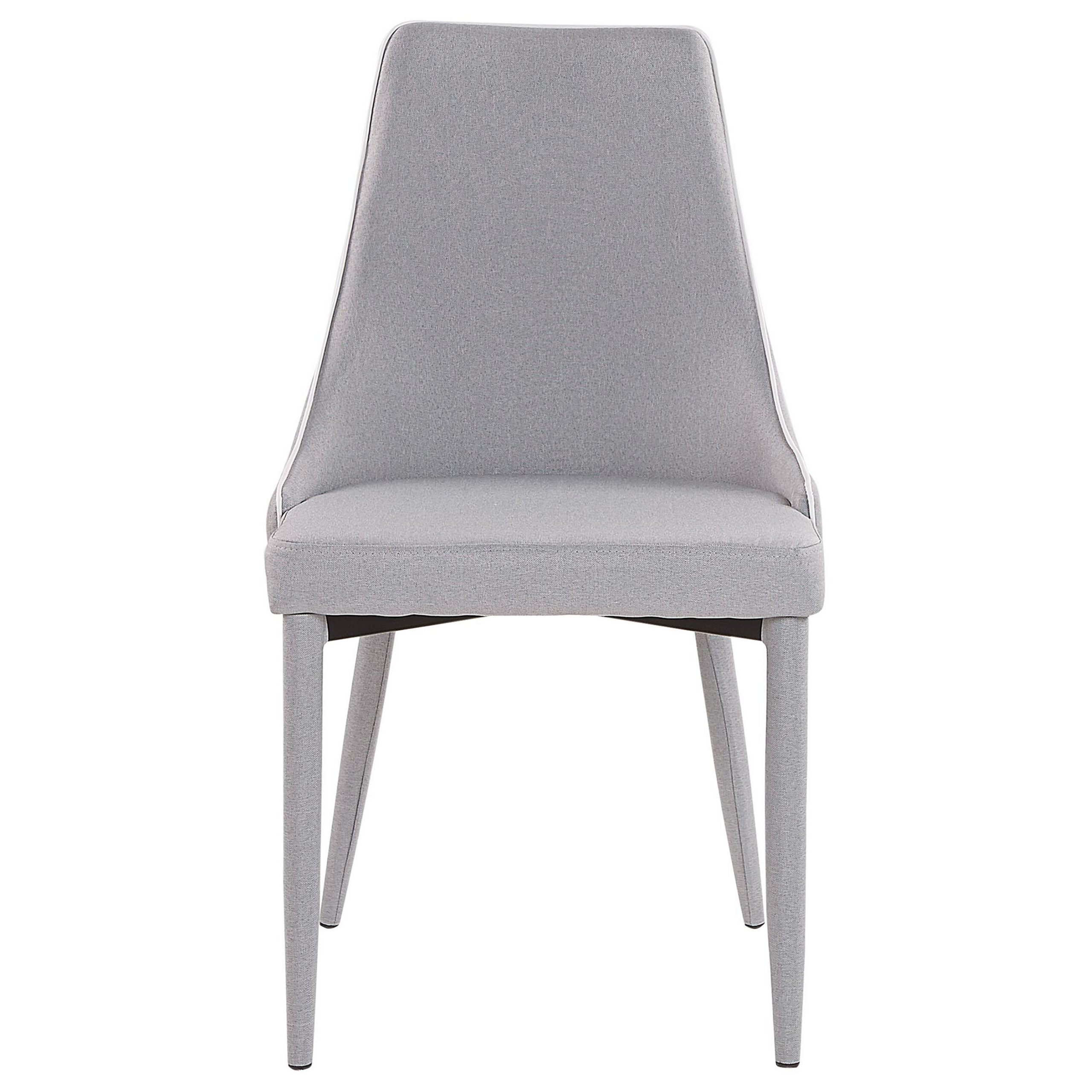 Set of 2 dining chairs CAMINO Light Grey [4]