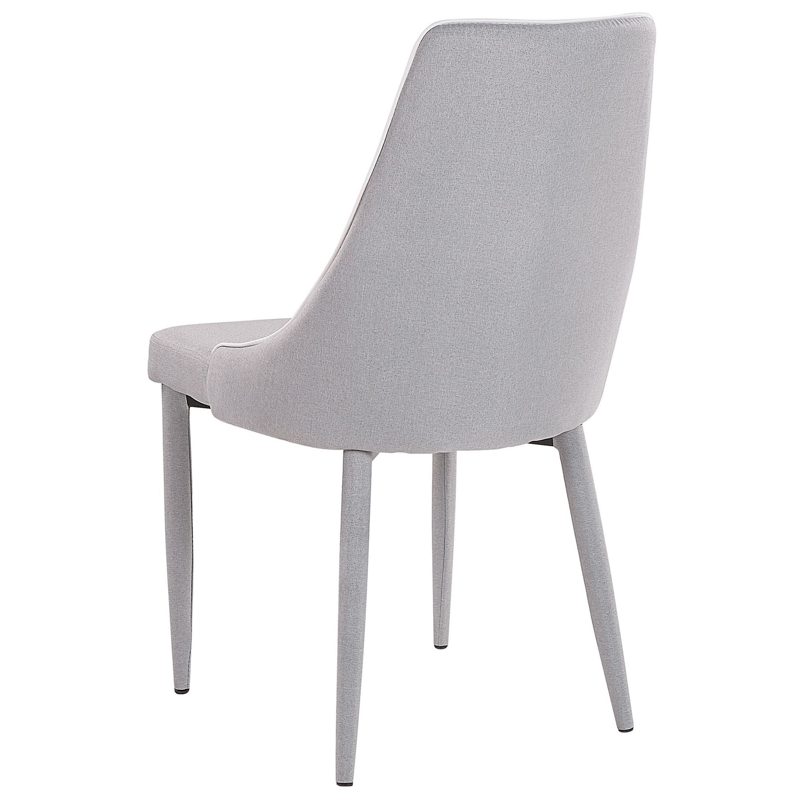 Set of 2 dining chairs CAMINO Light Grey [6]