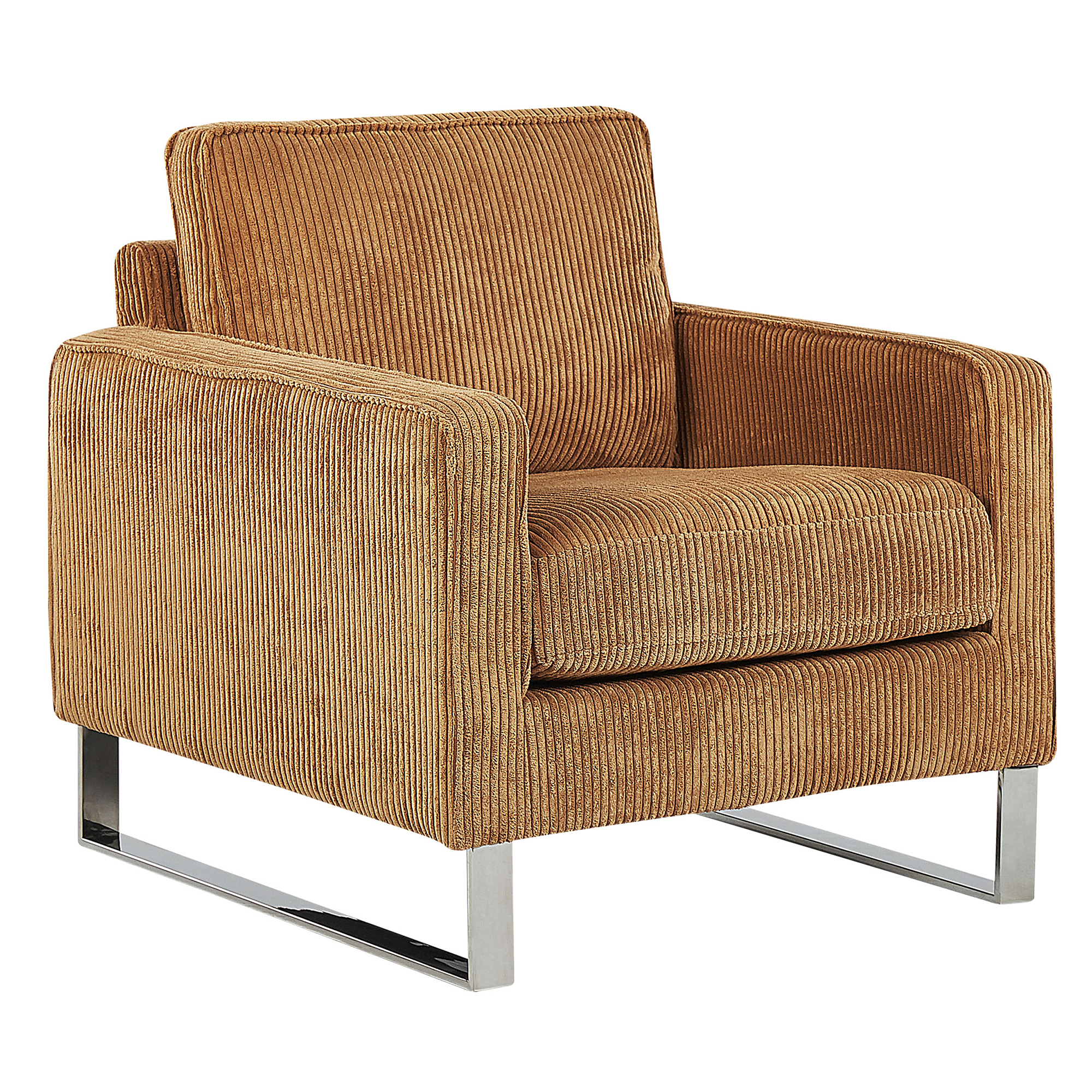 VIND Armchair Light Brown Velvet [4]