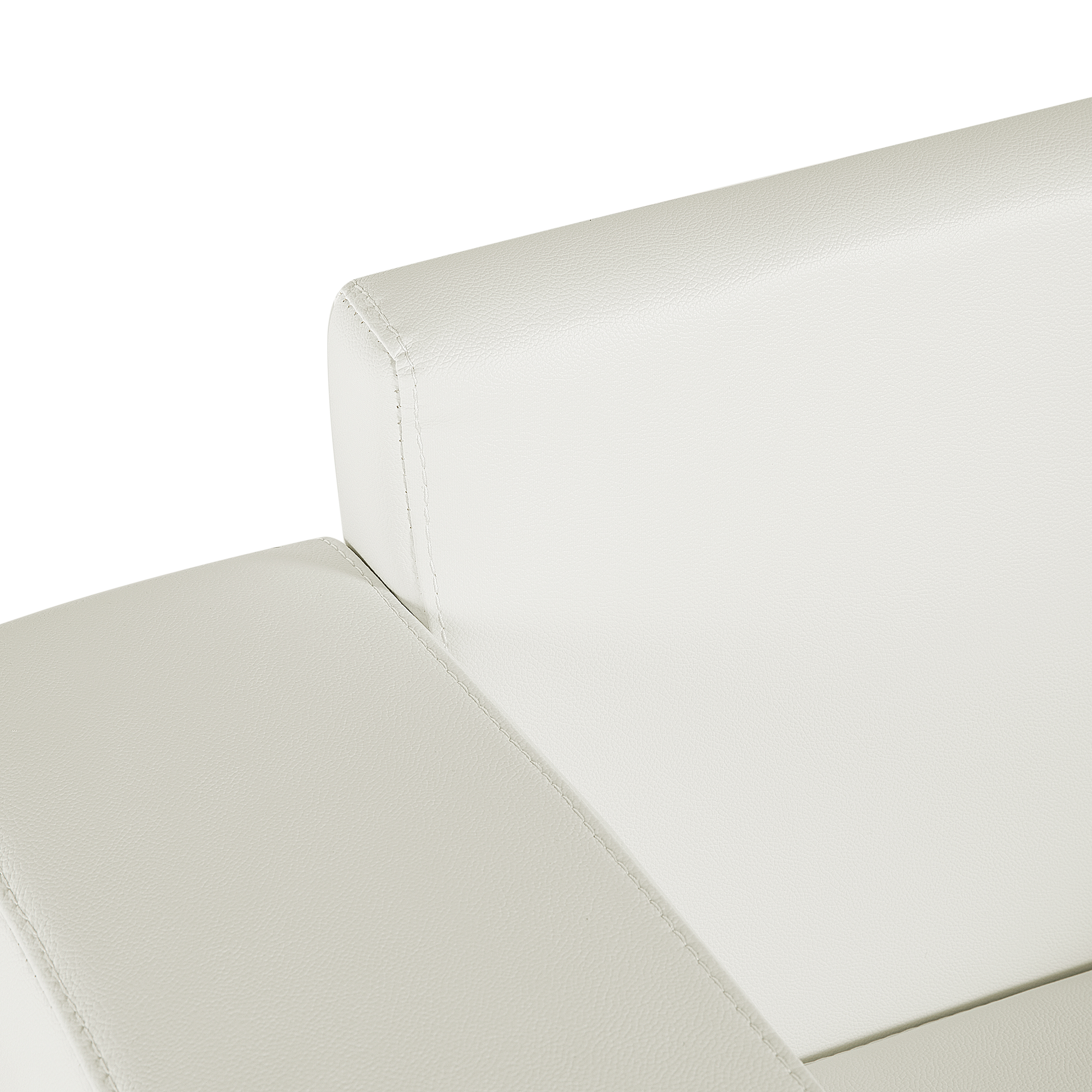 HELSINKI Armchair Genuine Leather White [5]