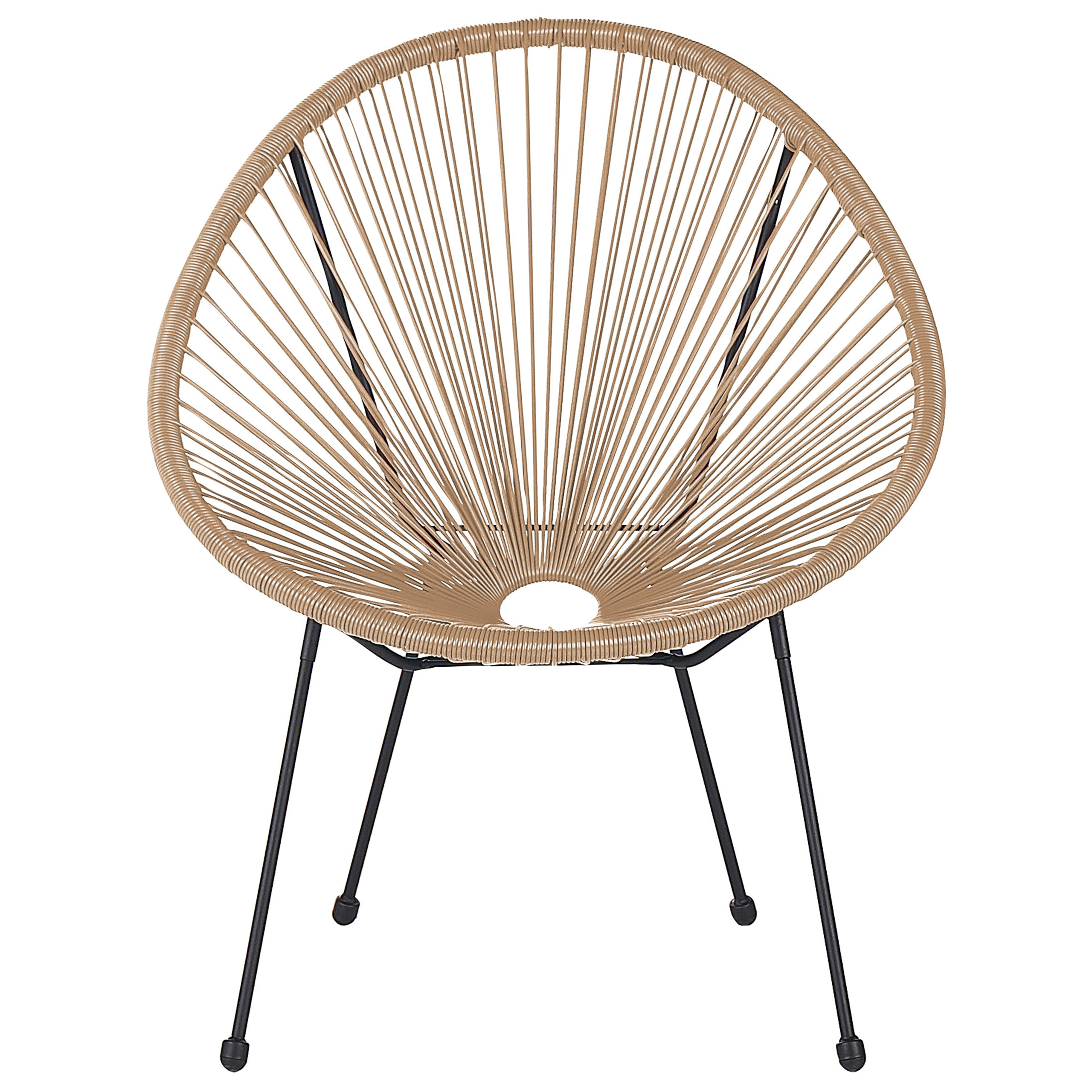 ACAPULCO II Garden Chair Synthetic Rattan Natural [4]