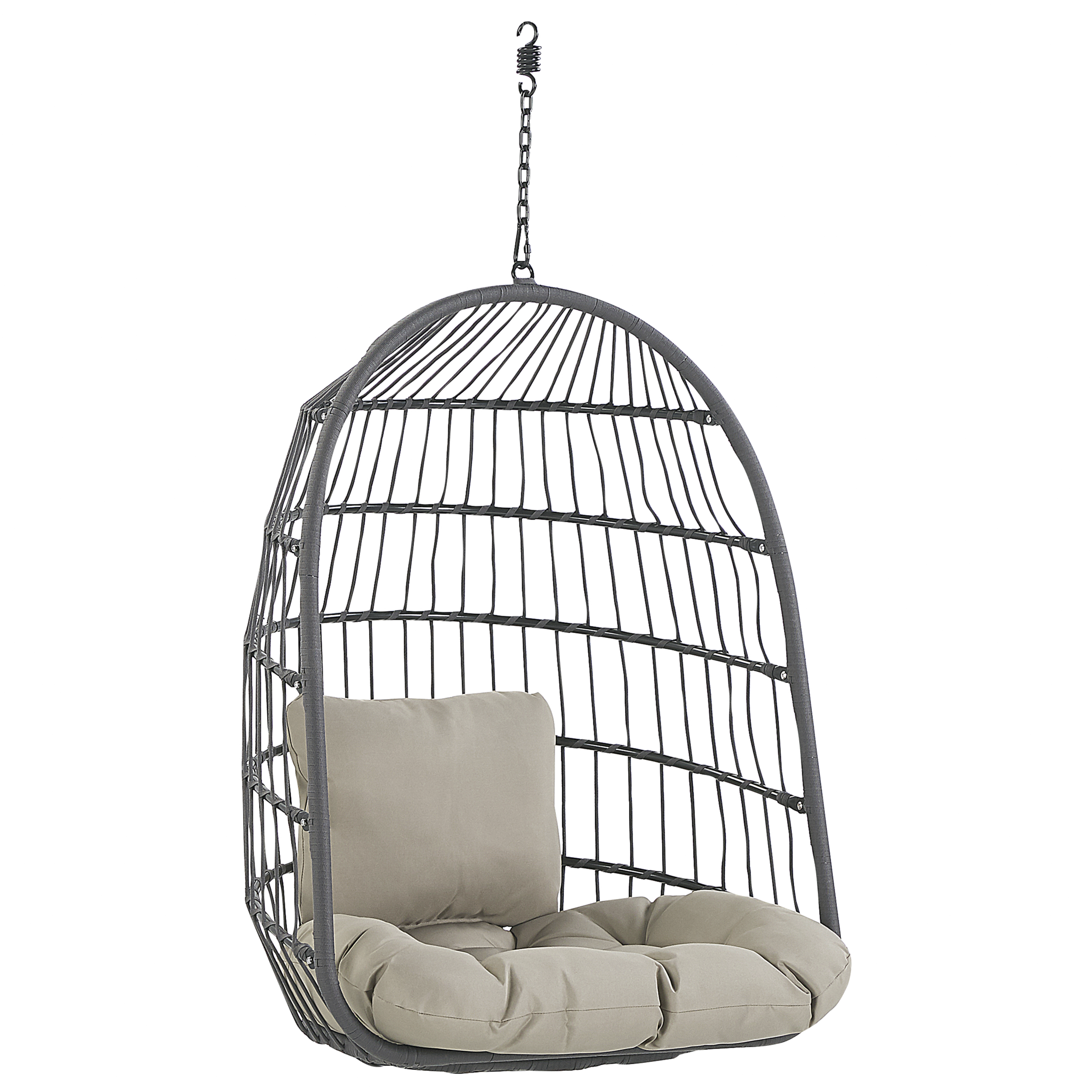 Fotoliu suspendat cu suport ALLERA Metal Negru [7]