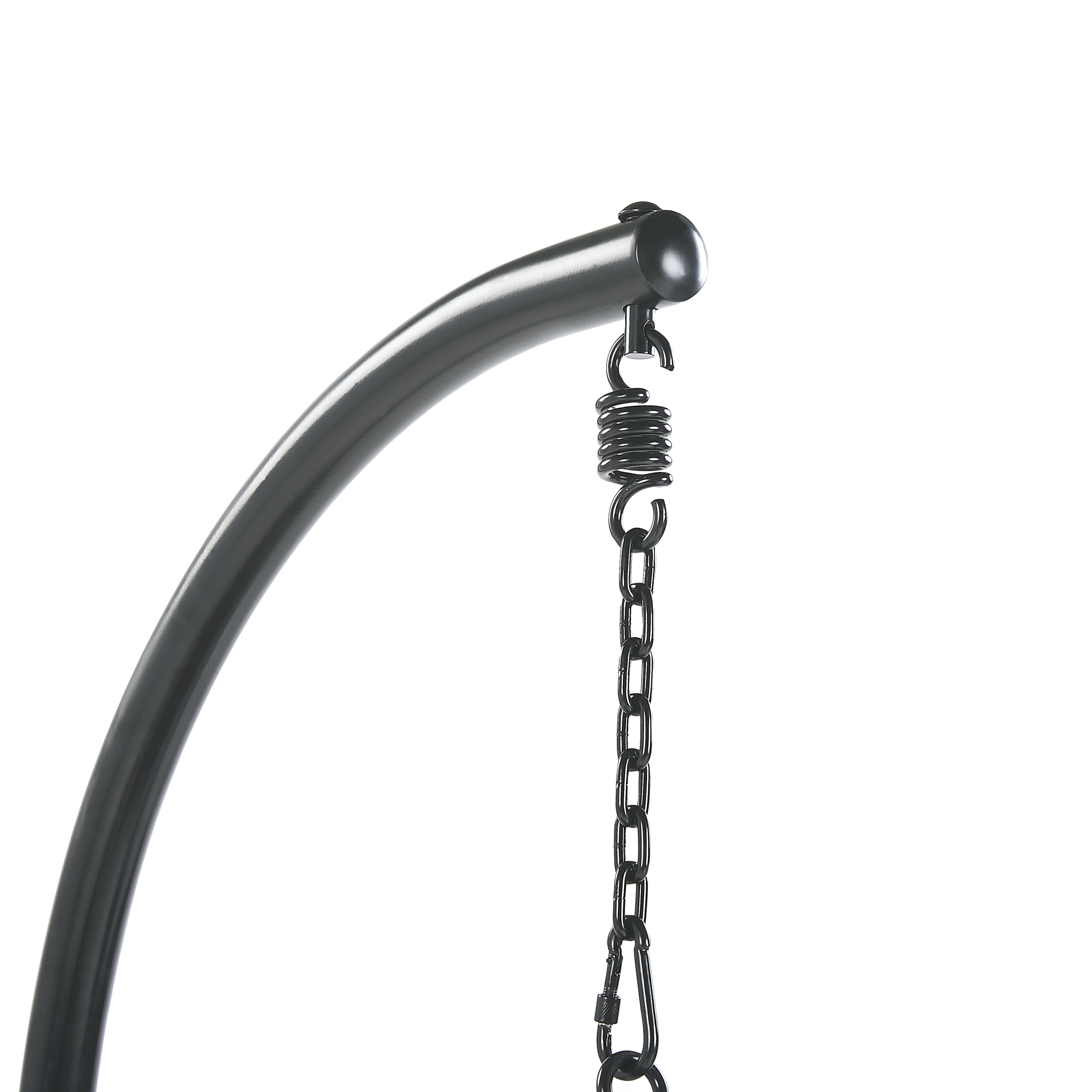 Fotoliu suspendat cu suport ALLERA Metal Negru [9]