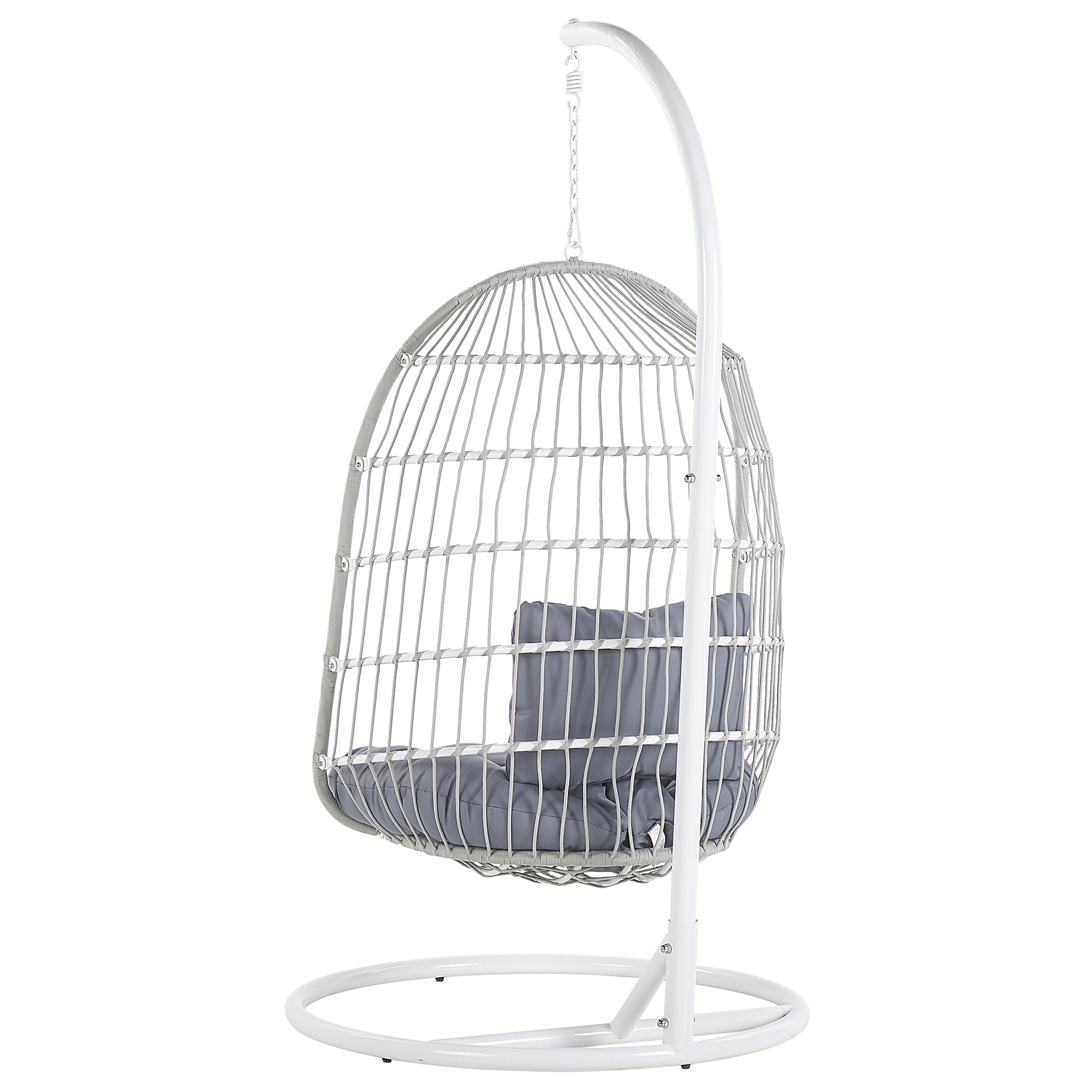 ALLERA Metal White Hanging Armchair [6]