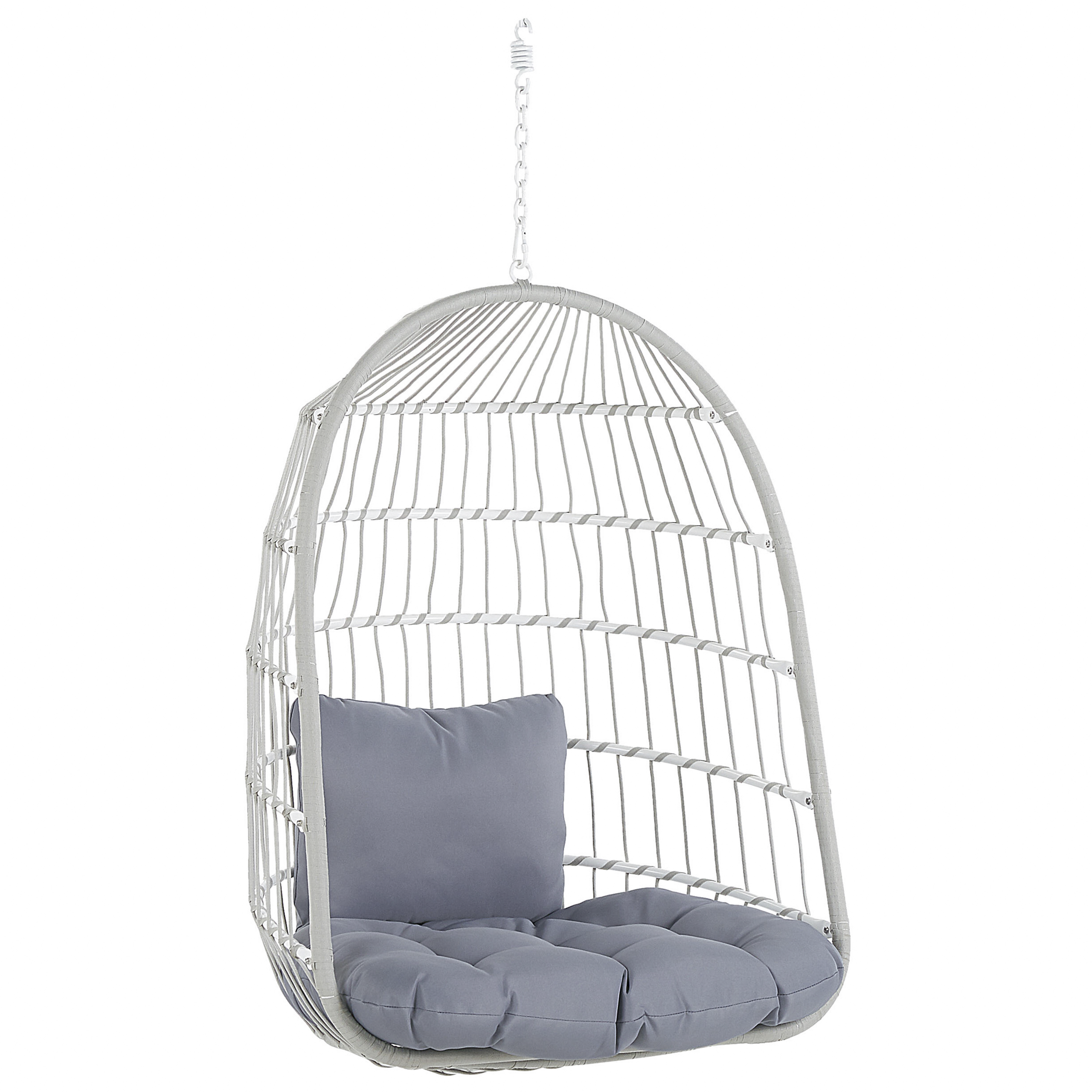 ALLERA Metal White Hanging Armchair [7]