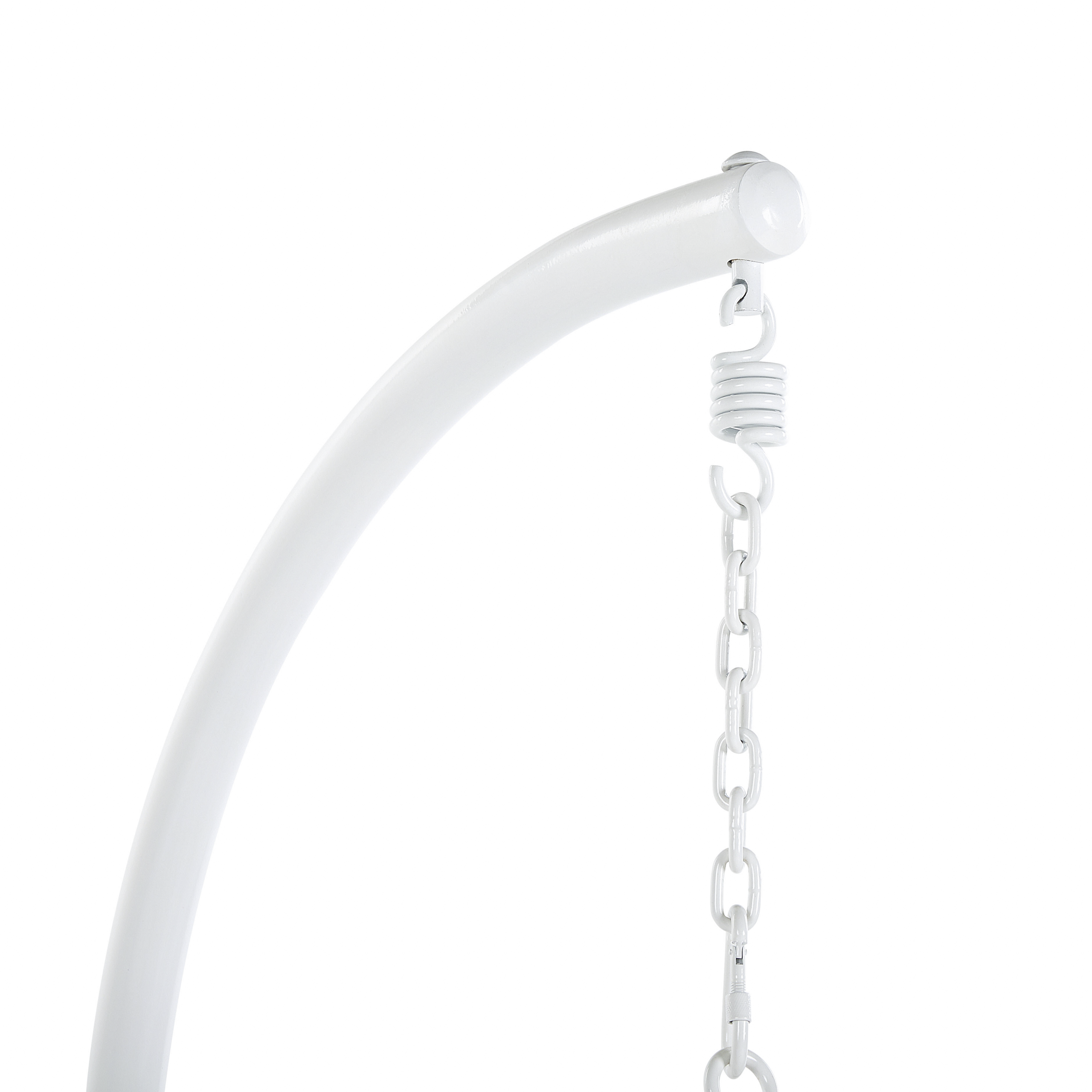 ALLERA Metal White Hanging Armchair [9]