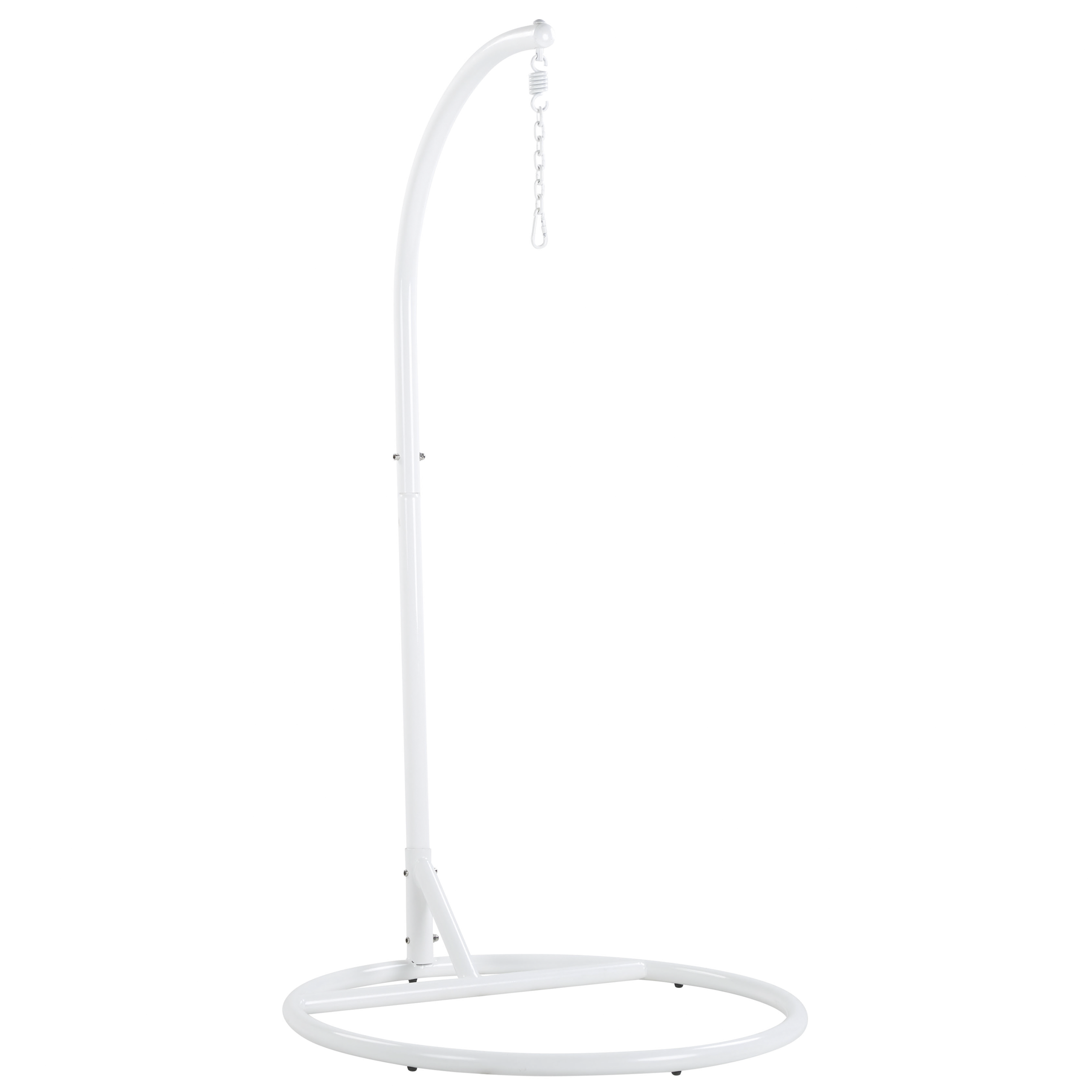 Fotoliu suspendat cu suport ALBA Ratan sintetic Alb [8]