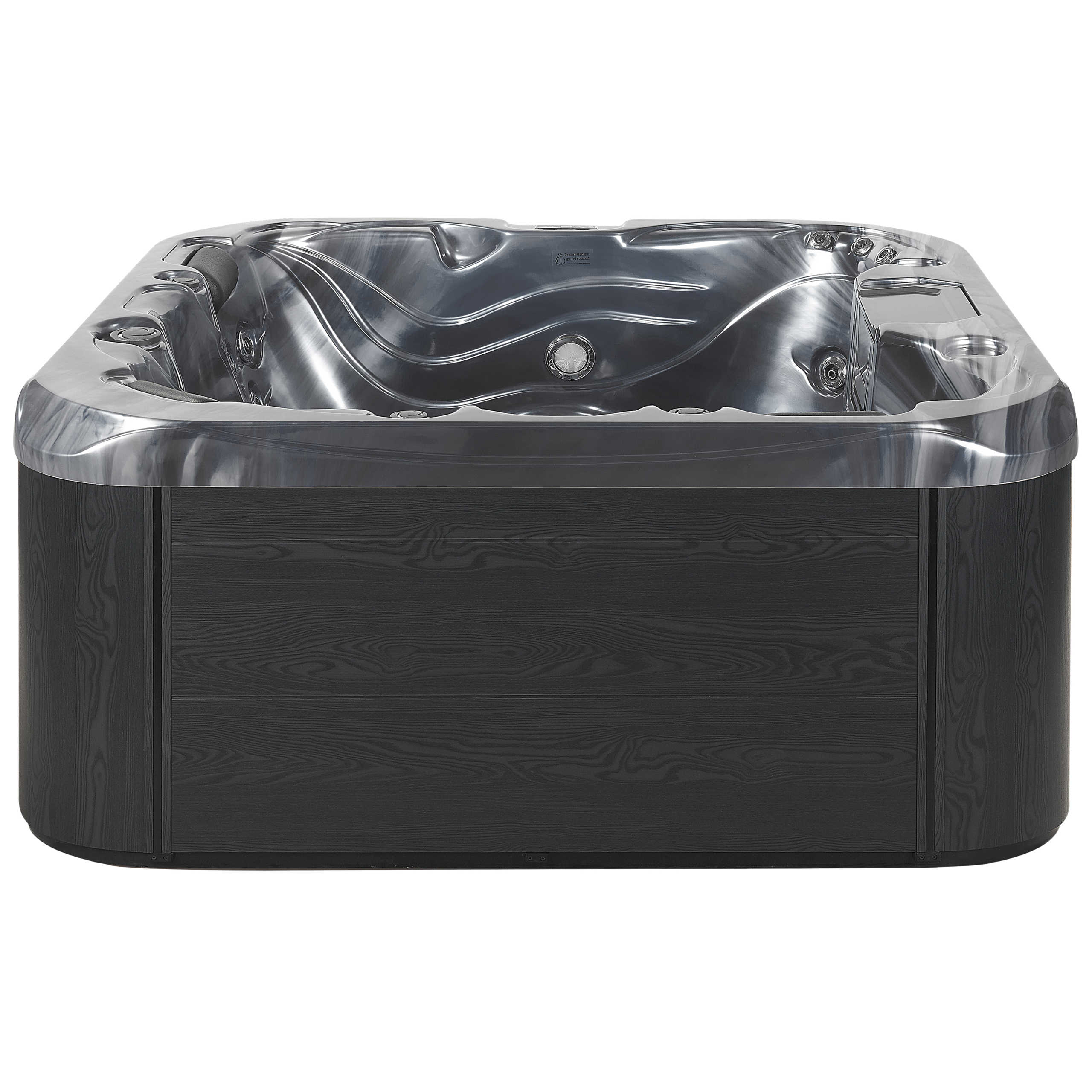 Jacuzzi exterior cu LED LASTARRIA Gri grafit [9]