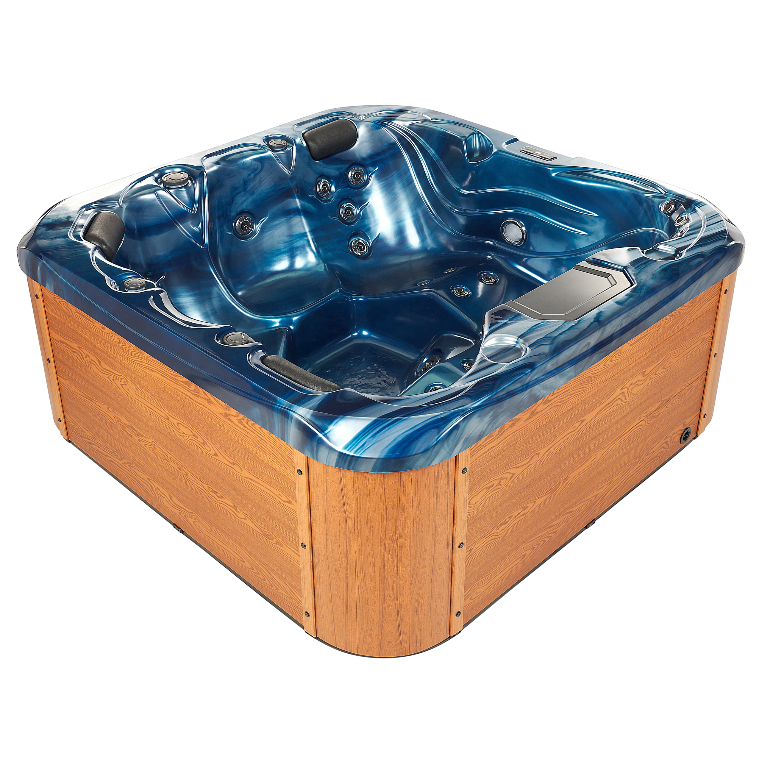 Jacuzzi exterior cu LED LASTARRIA Albastru [2]