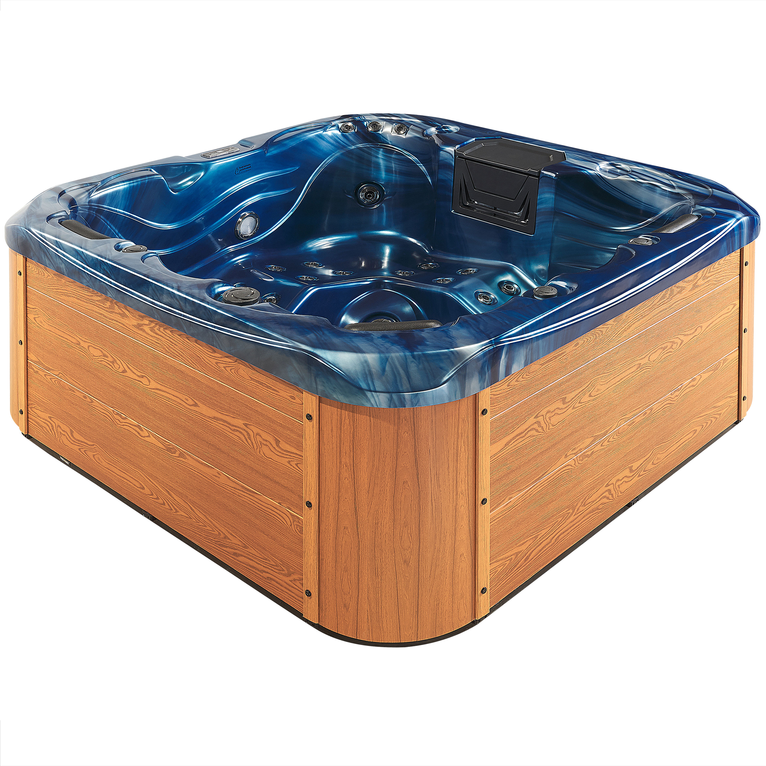 Jacuzzi exterior cu LED LASTARRIA Albastru [8]