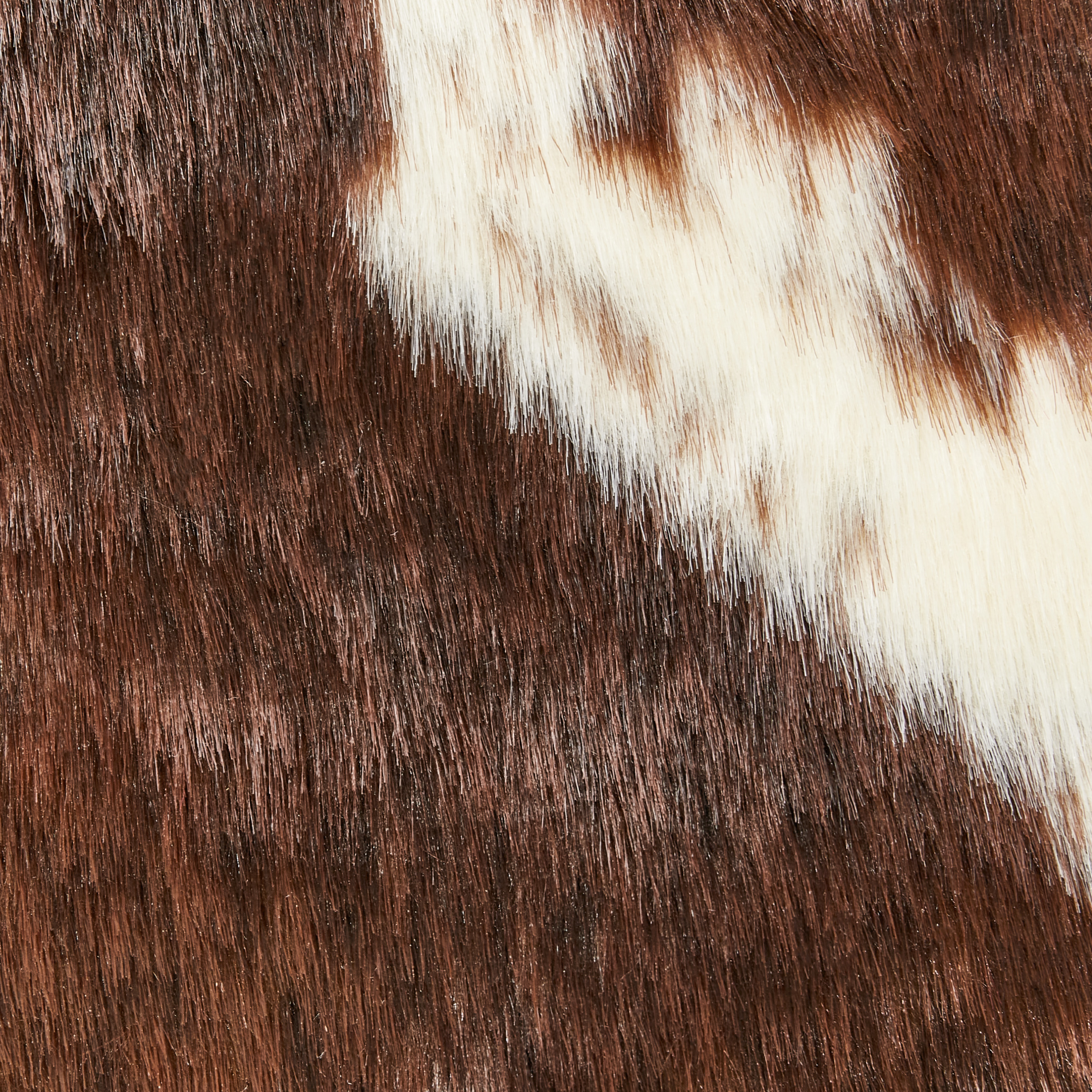BOGONG Cowhide Faux Leather Dark Brown 150 x 200 cm [6]