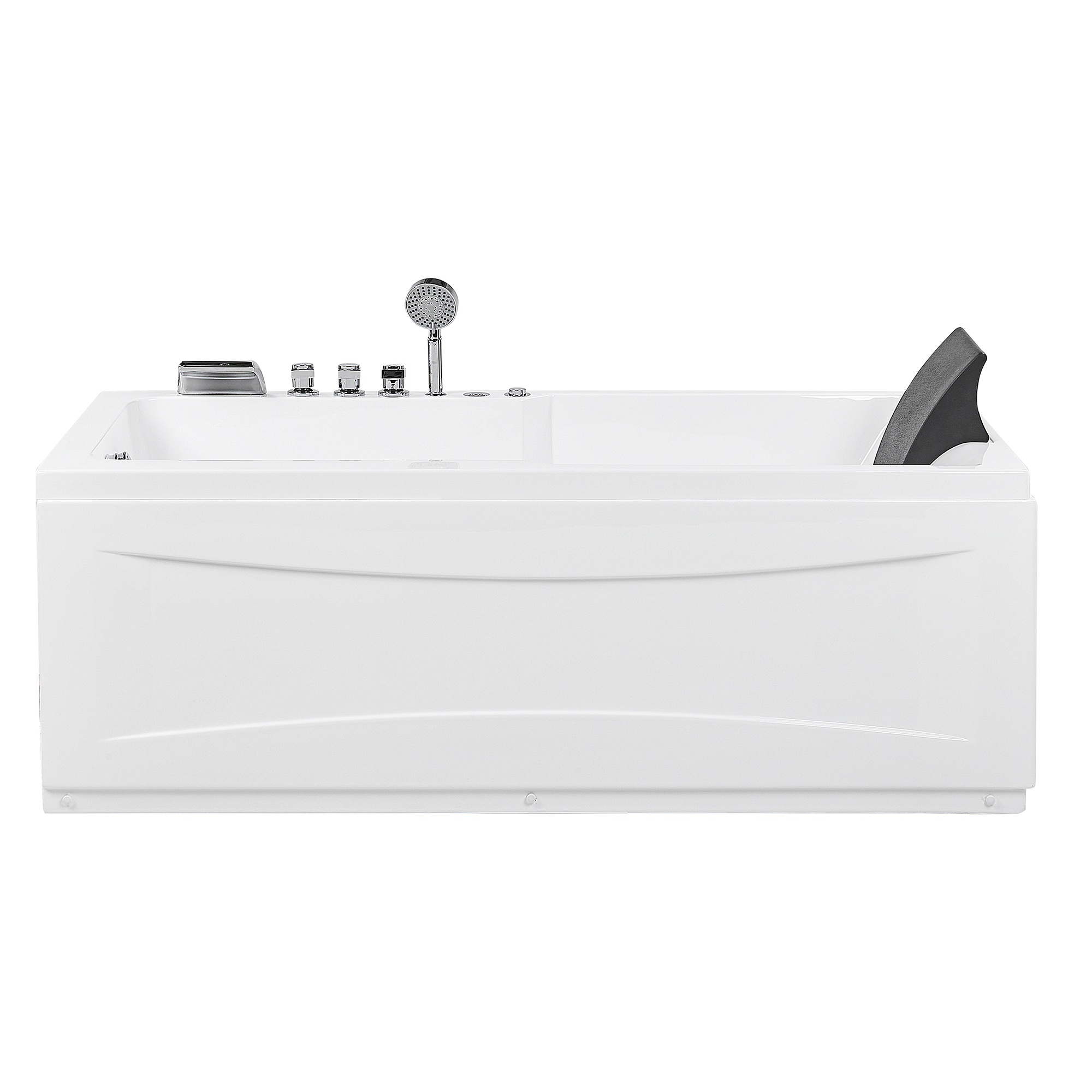 ARTEMISA LED corner whirlpool bathtub Right 170 x 80 cm White [6]