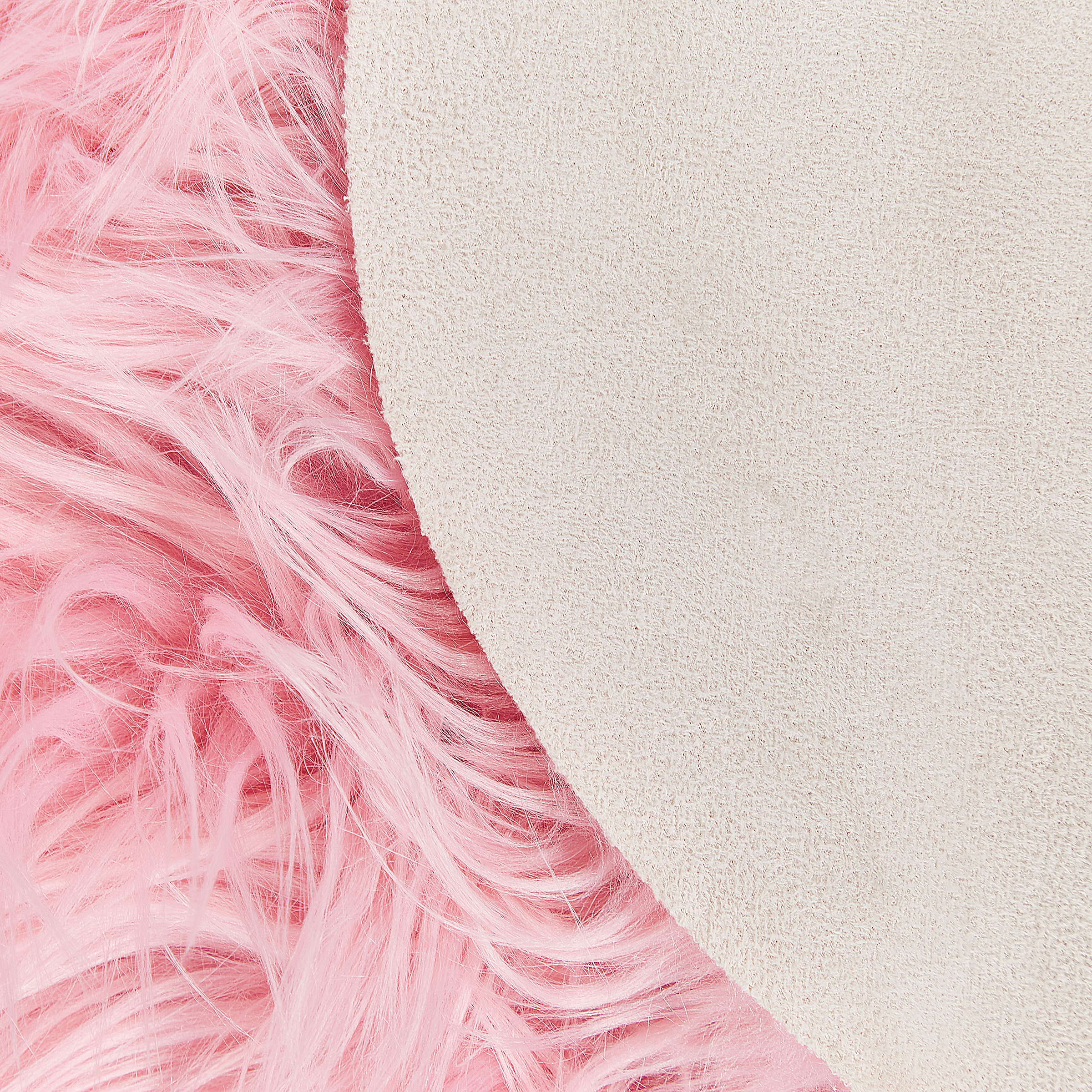 Faux fur rug MAMUNGARI Pink 60 x 180 cm [5]