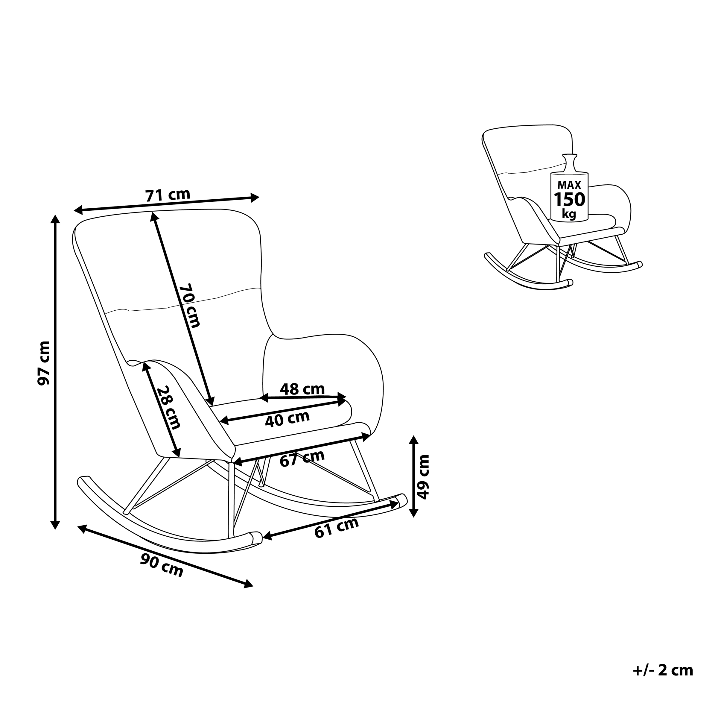Balansoar ELLAN Catifea Bej [3]