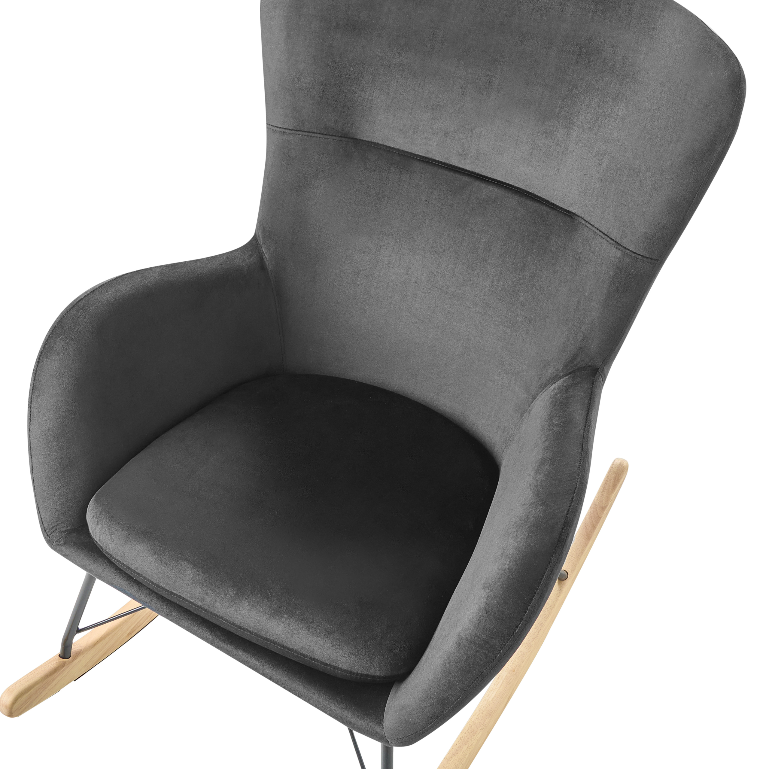 Balansoar ELLAN Catifea Negru [6]