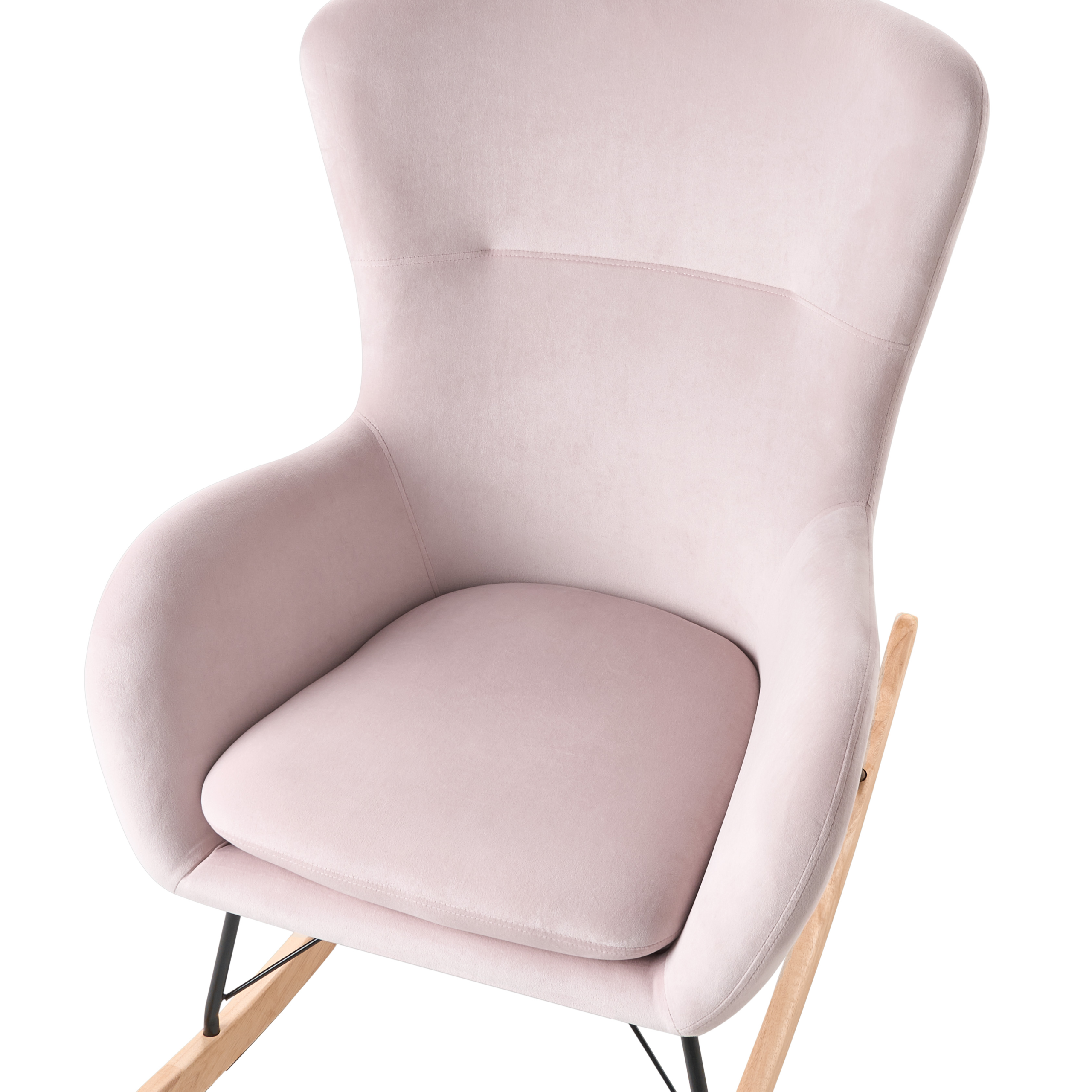 Balansoar ELLAN Catifea Roz [6]