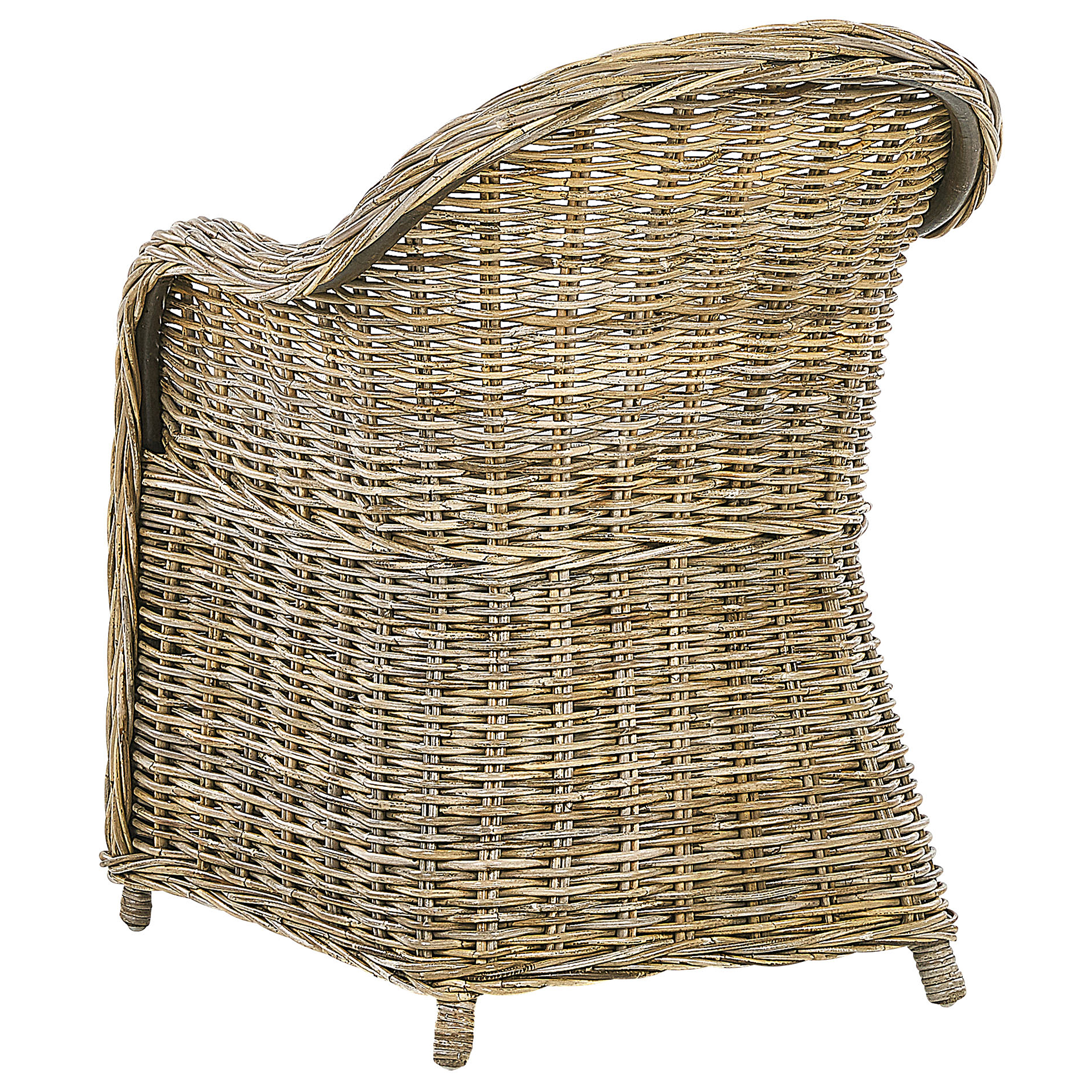 Set of 2 garden armchairs with cushions SUSUA Natural Rattan [6]