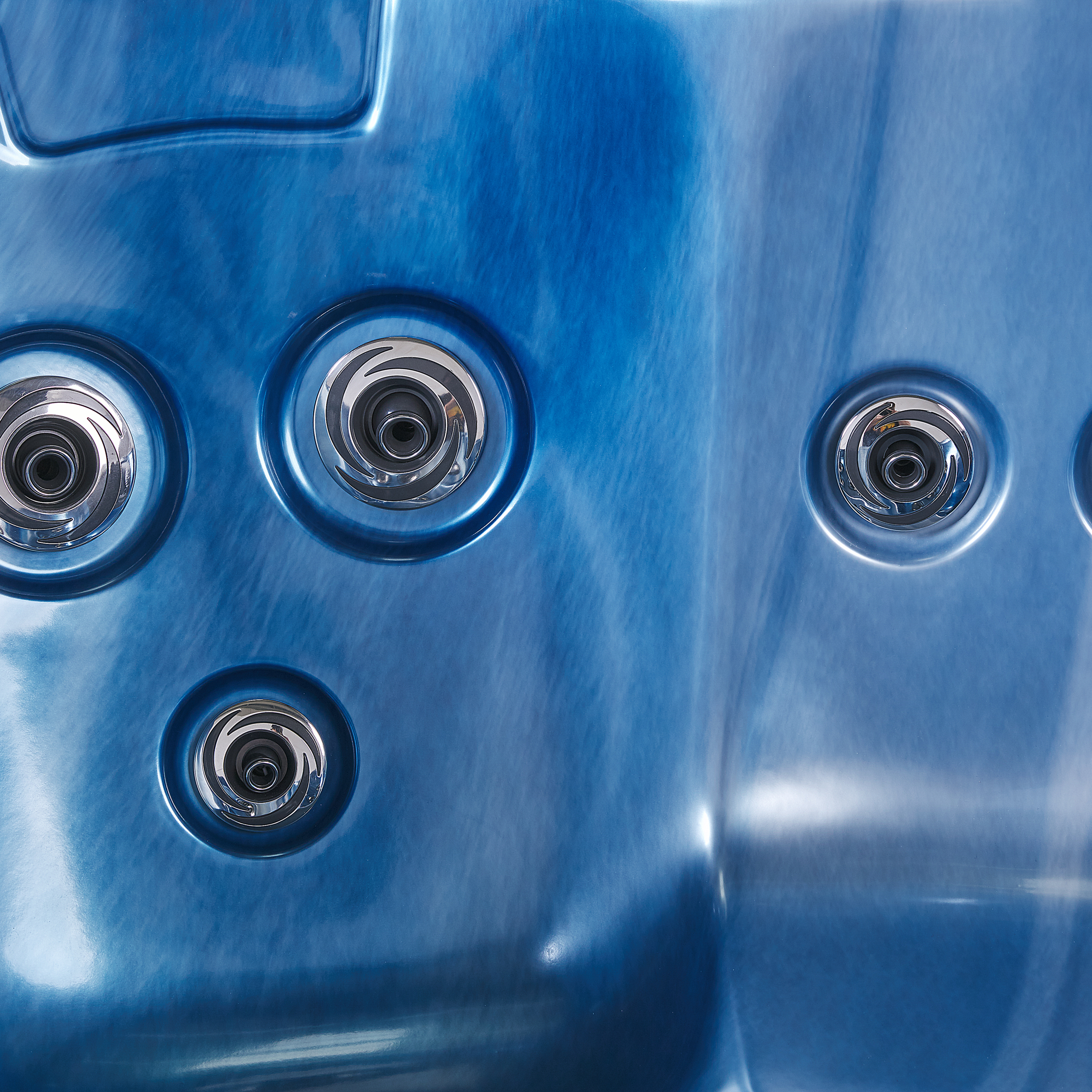 Jacuzzi exterior cu LED ARCELIA Albastru [10]