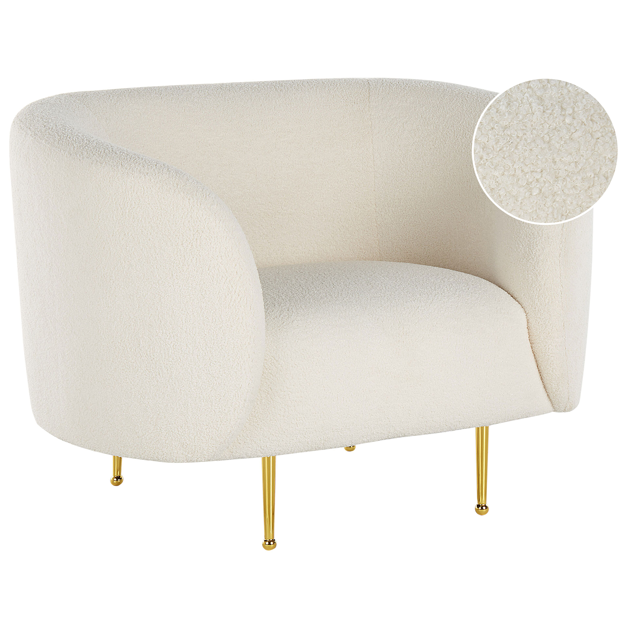 LOEN armchair Boucle White [2]