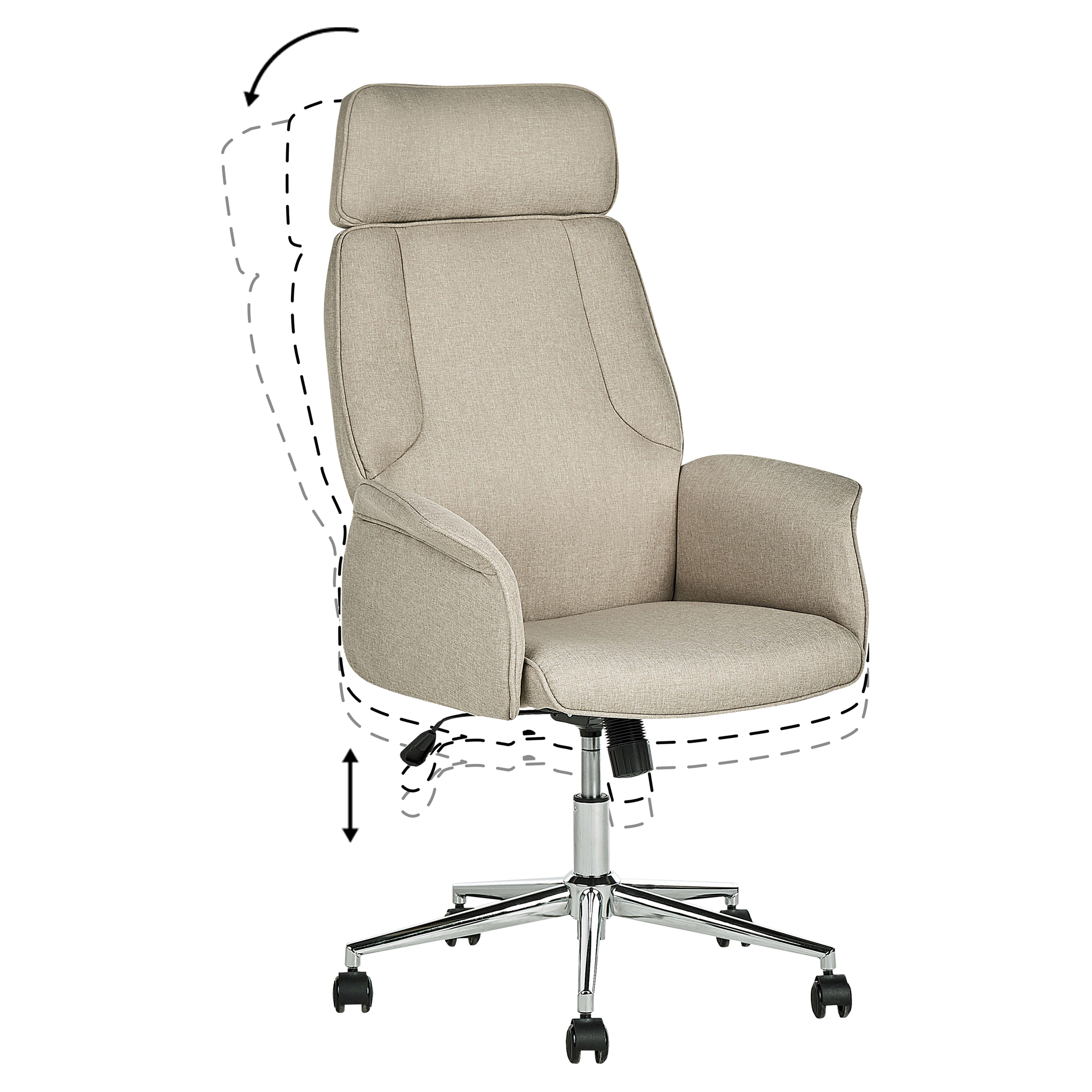 Ergonomic Chair PILOT Beige [8]