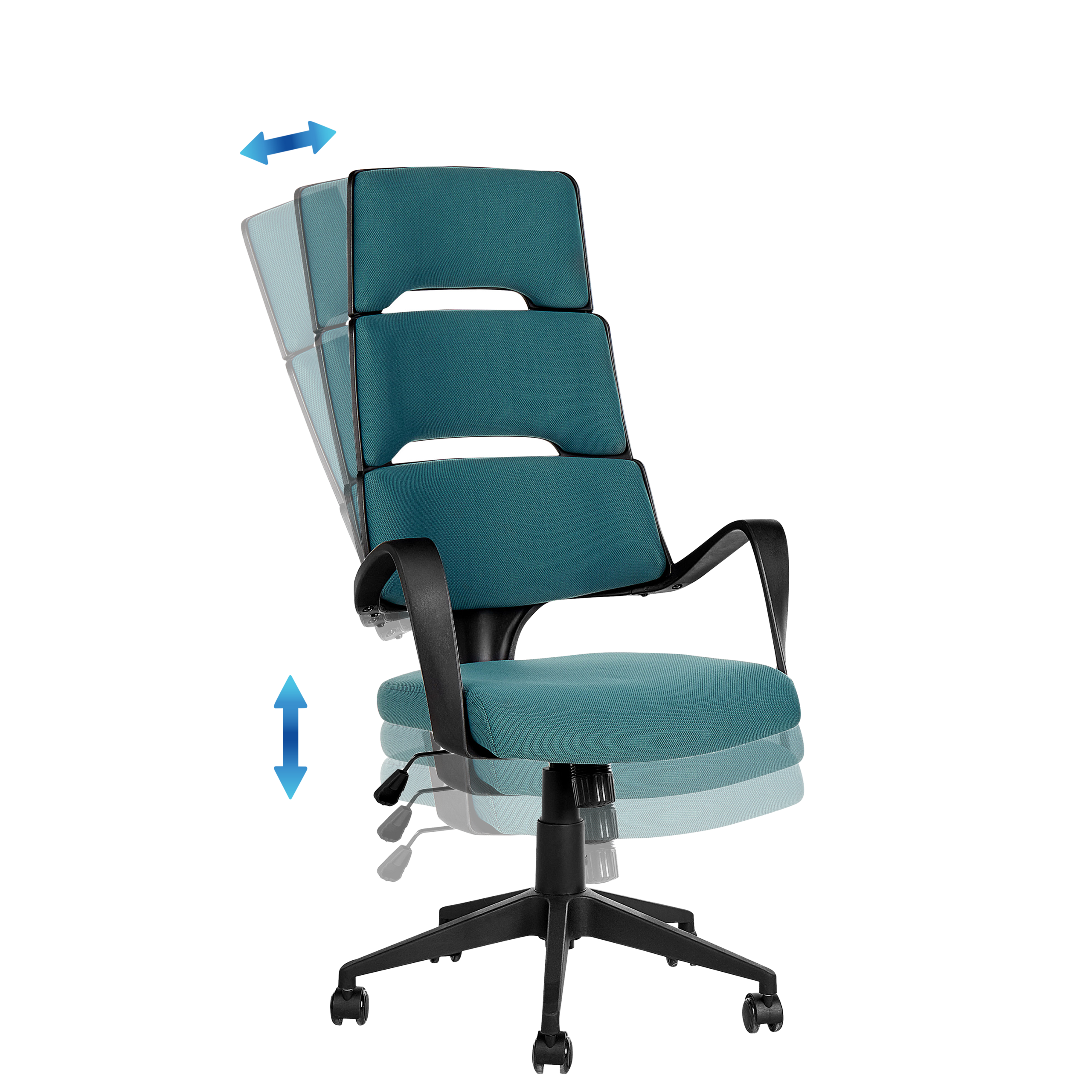 Ergonomic chair GRANDIOSE Blue [8]