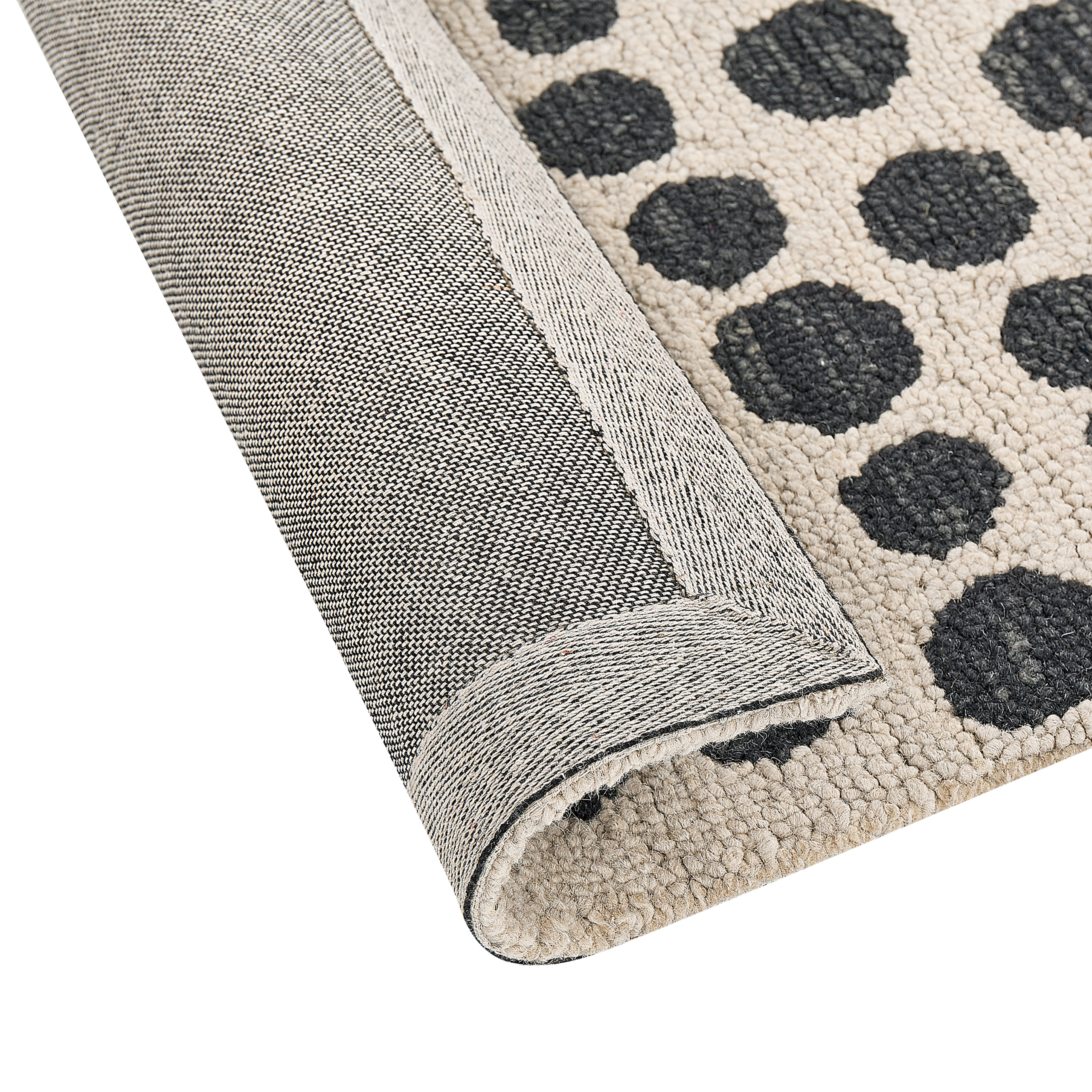 Havran black/white 80 x 150 cm wool [6]