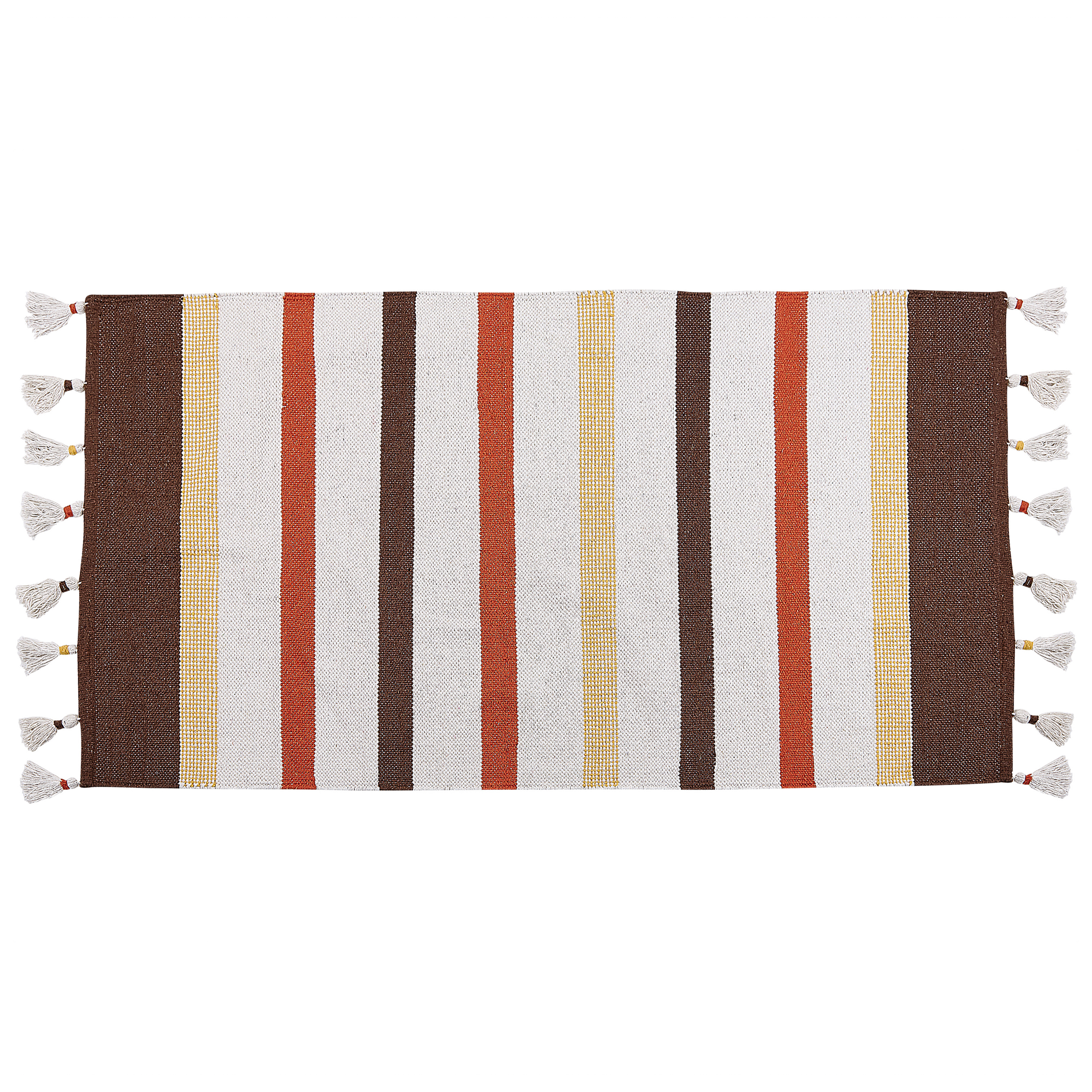 HISARLI Rug Brown 80 x 150 cm Cotton [2]