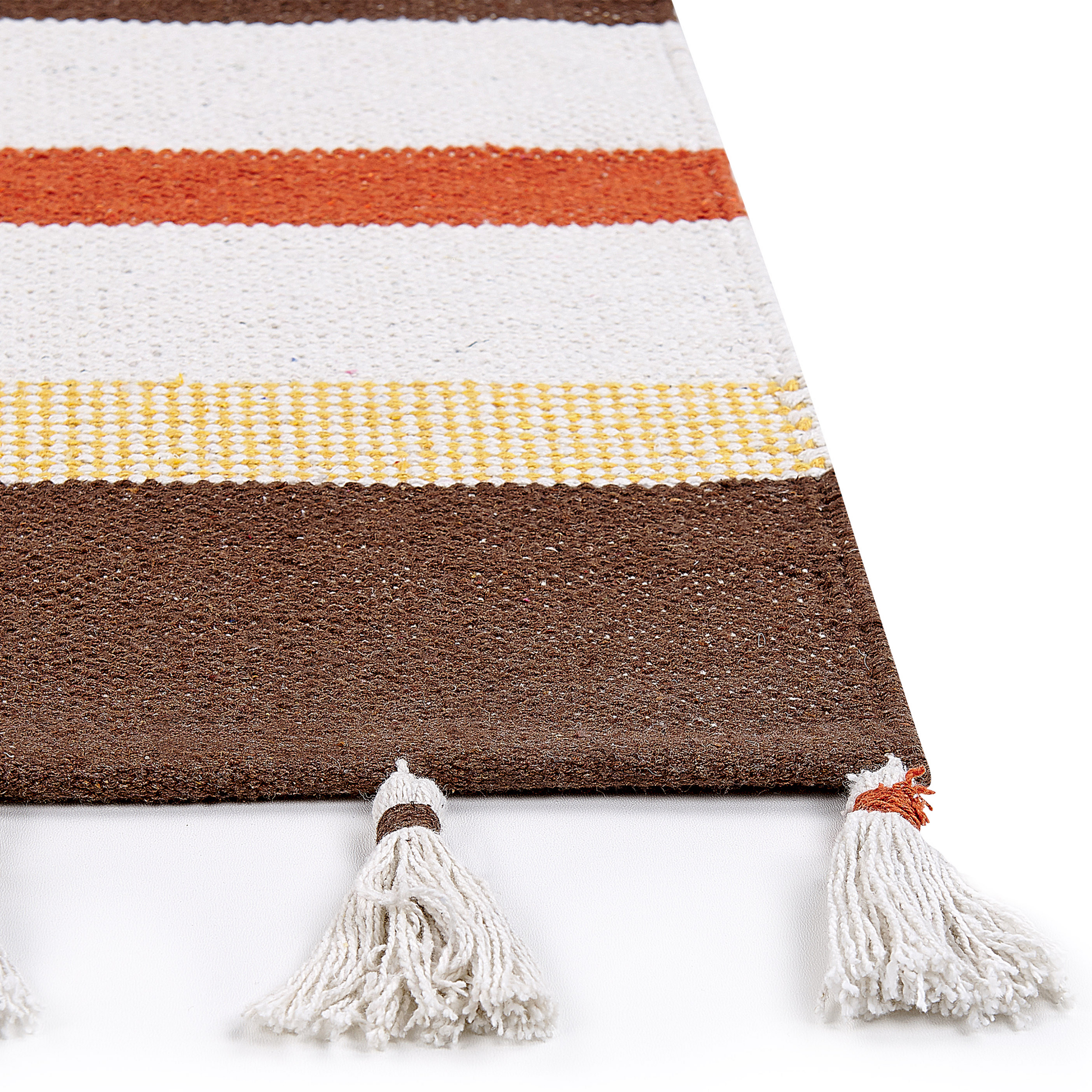 HISARLI Rug Brown 80 x 150 cm Cotton [4]