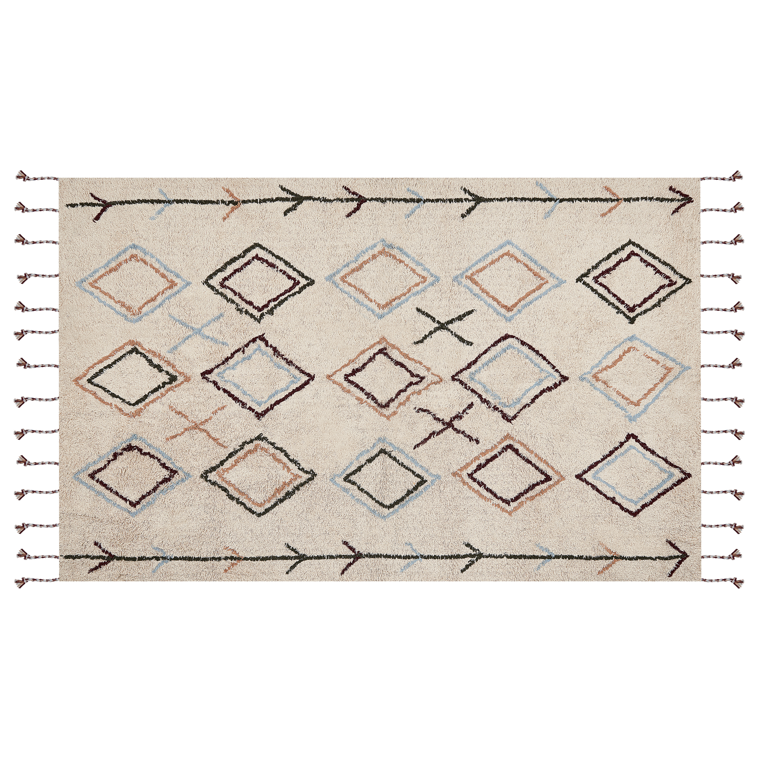CORUM Rug Beige 140 x 200 cm Cotton [2]