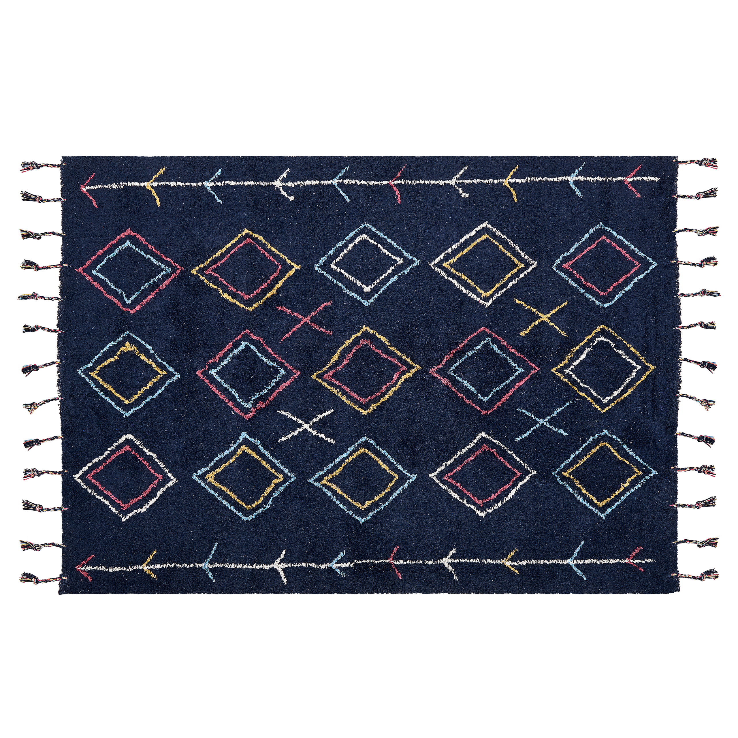 Covor CORUM Negru 140 x 200 cm Bumbac [2]