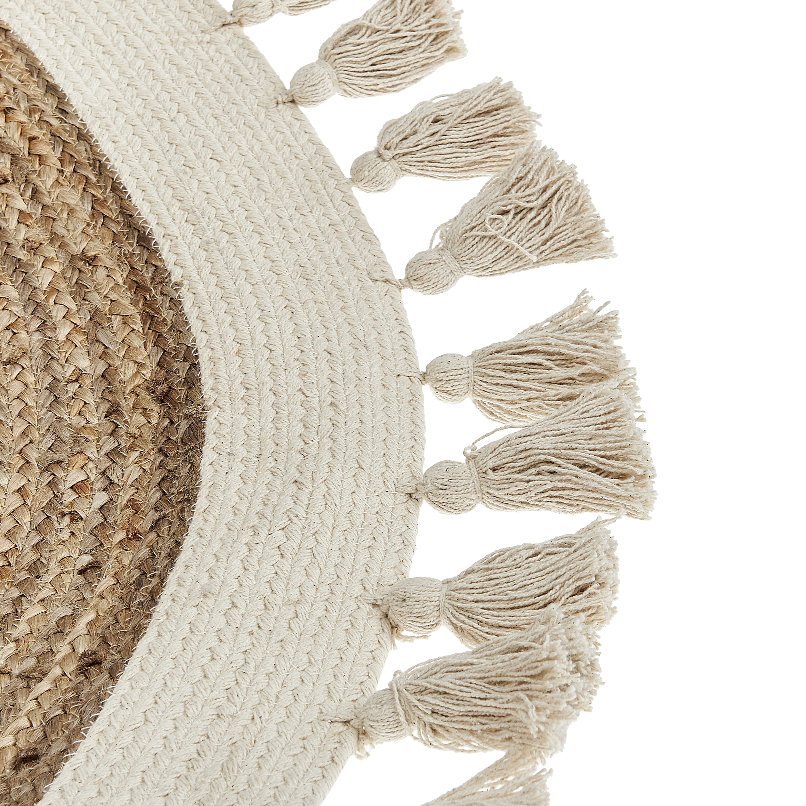 Covor SAMSUN Bej ø 120 cm Iută [7]