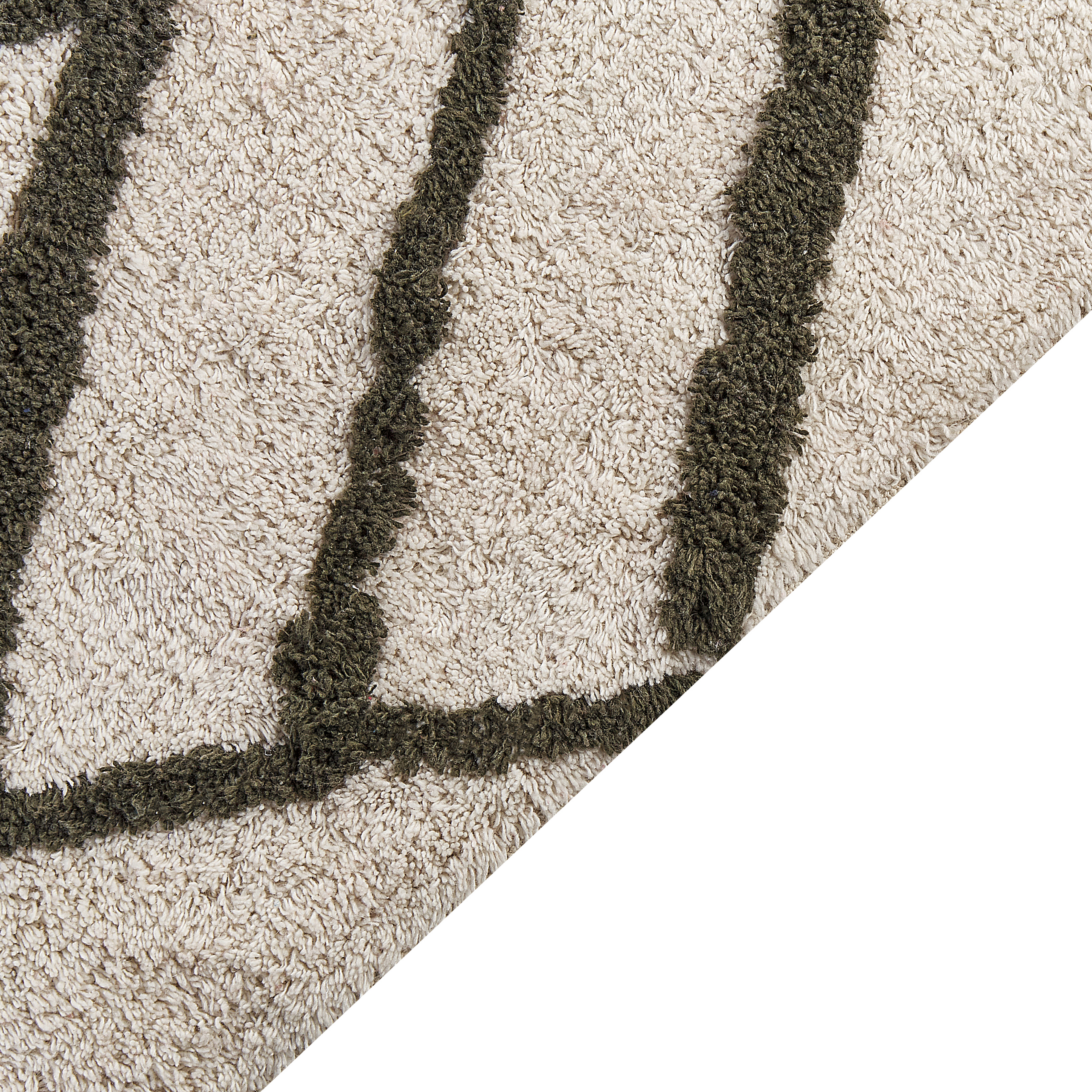 Covor YESILKOY Verde închis 160 x 230 cm Bumbac [4]