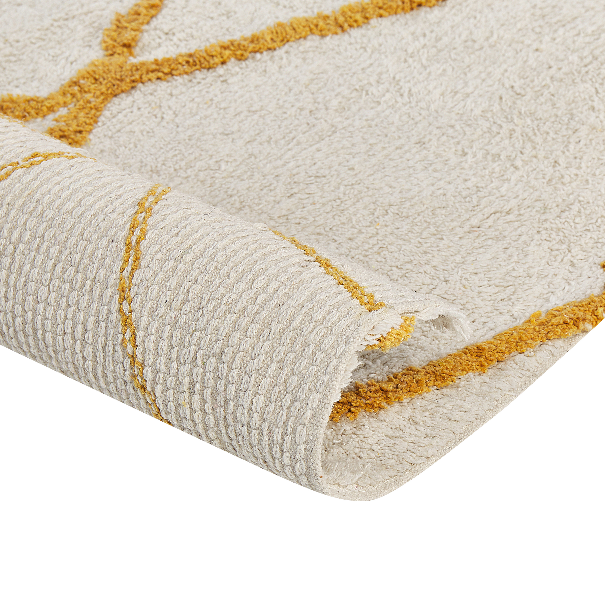 Covor MARAND Galben 160 x 230 cm Bumbac [5]