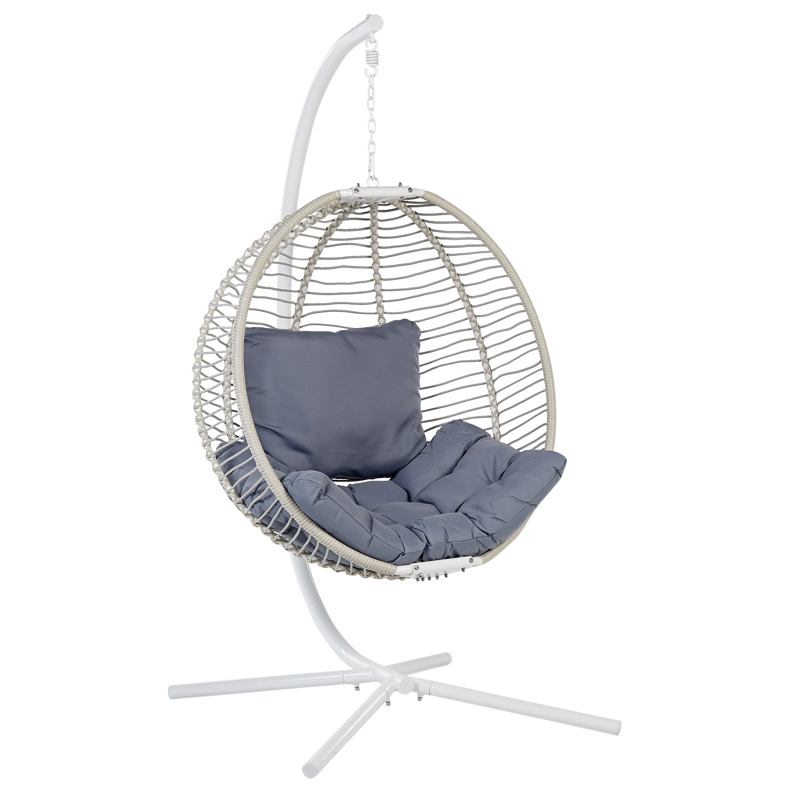 Hanging Armchair with ARCO Metal Support White [2]