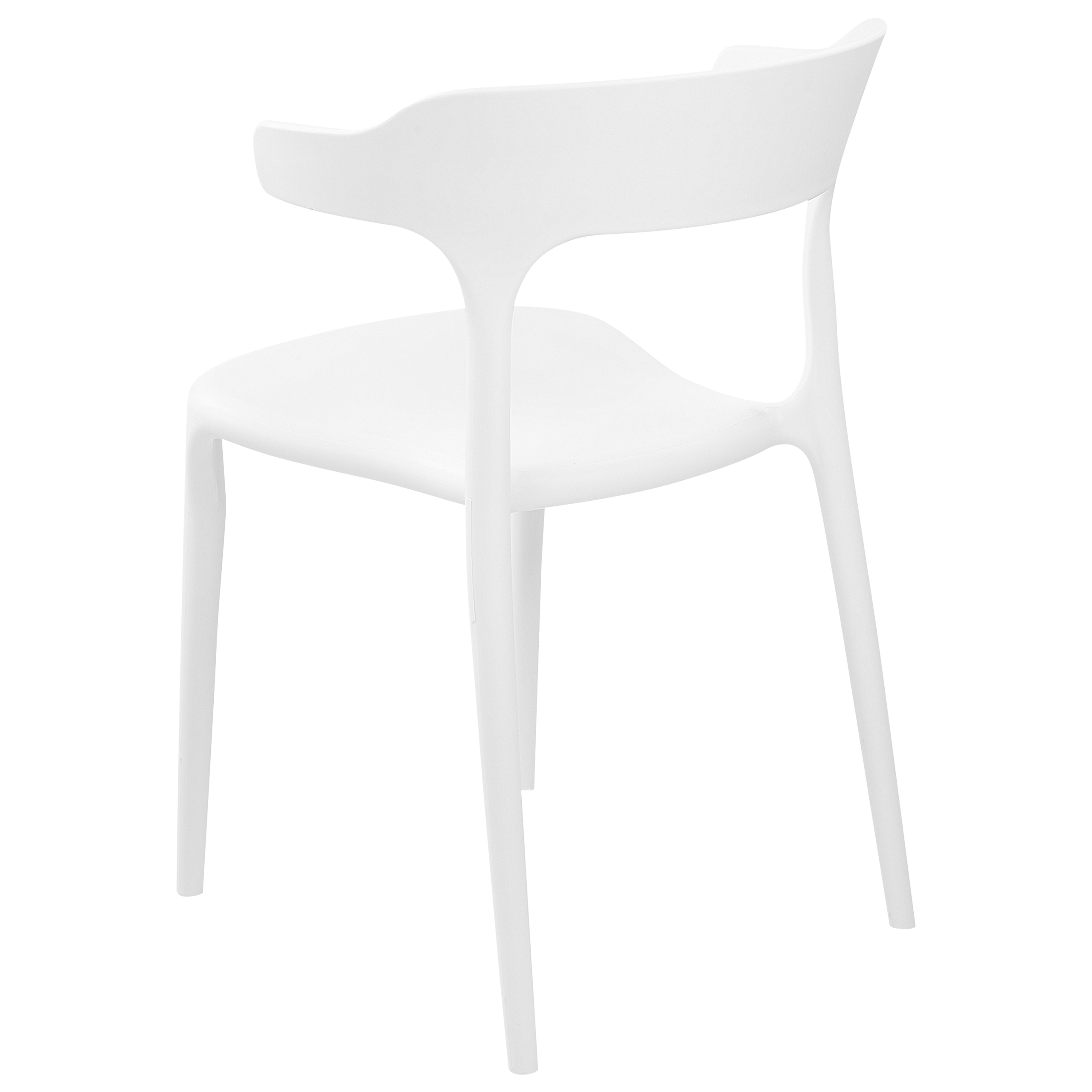 Set of 4 Garden Chairs GUBBIO White [6]