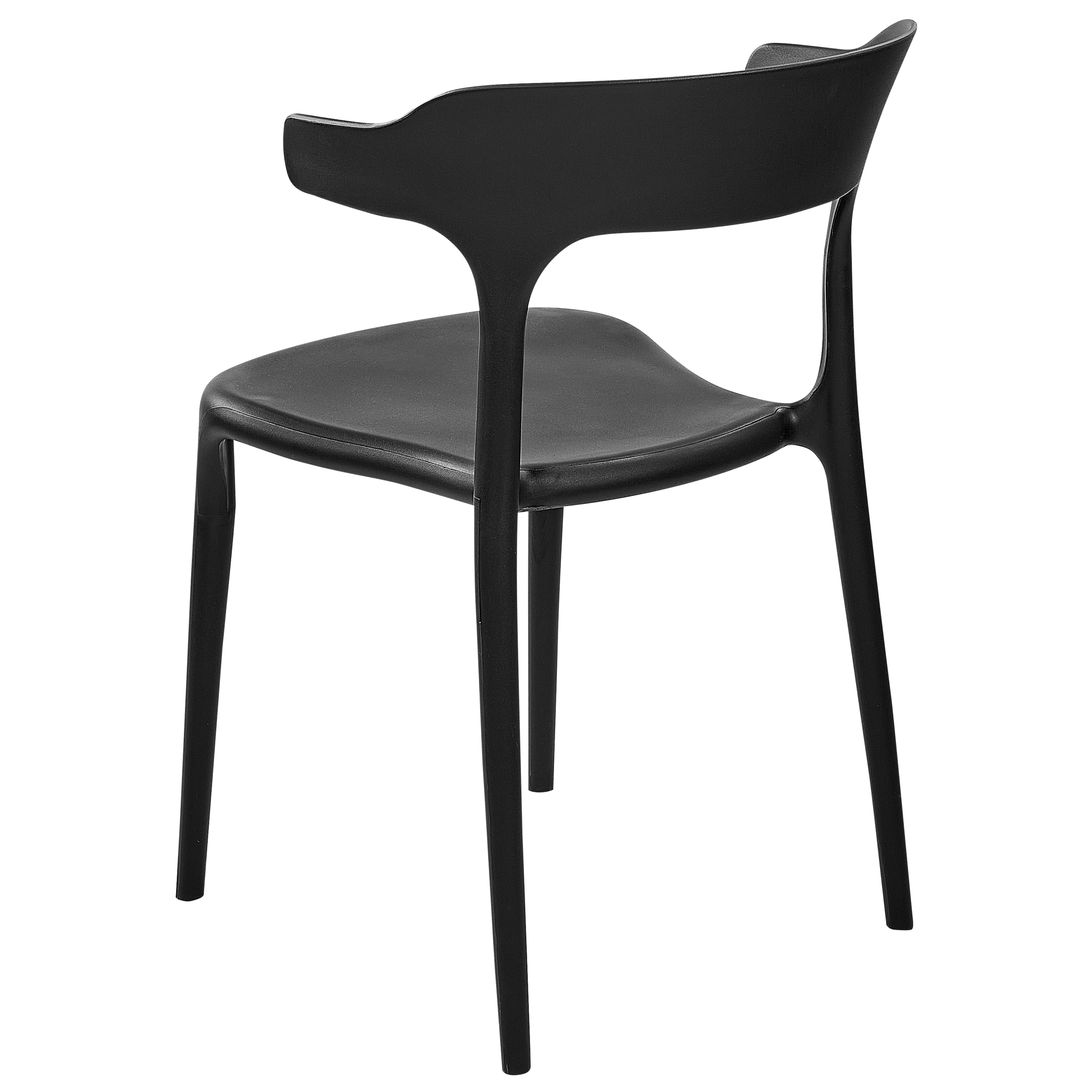 Set de 4 scaune de grădină GUBBIO Negru [6]