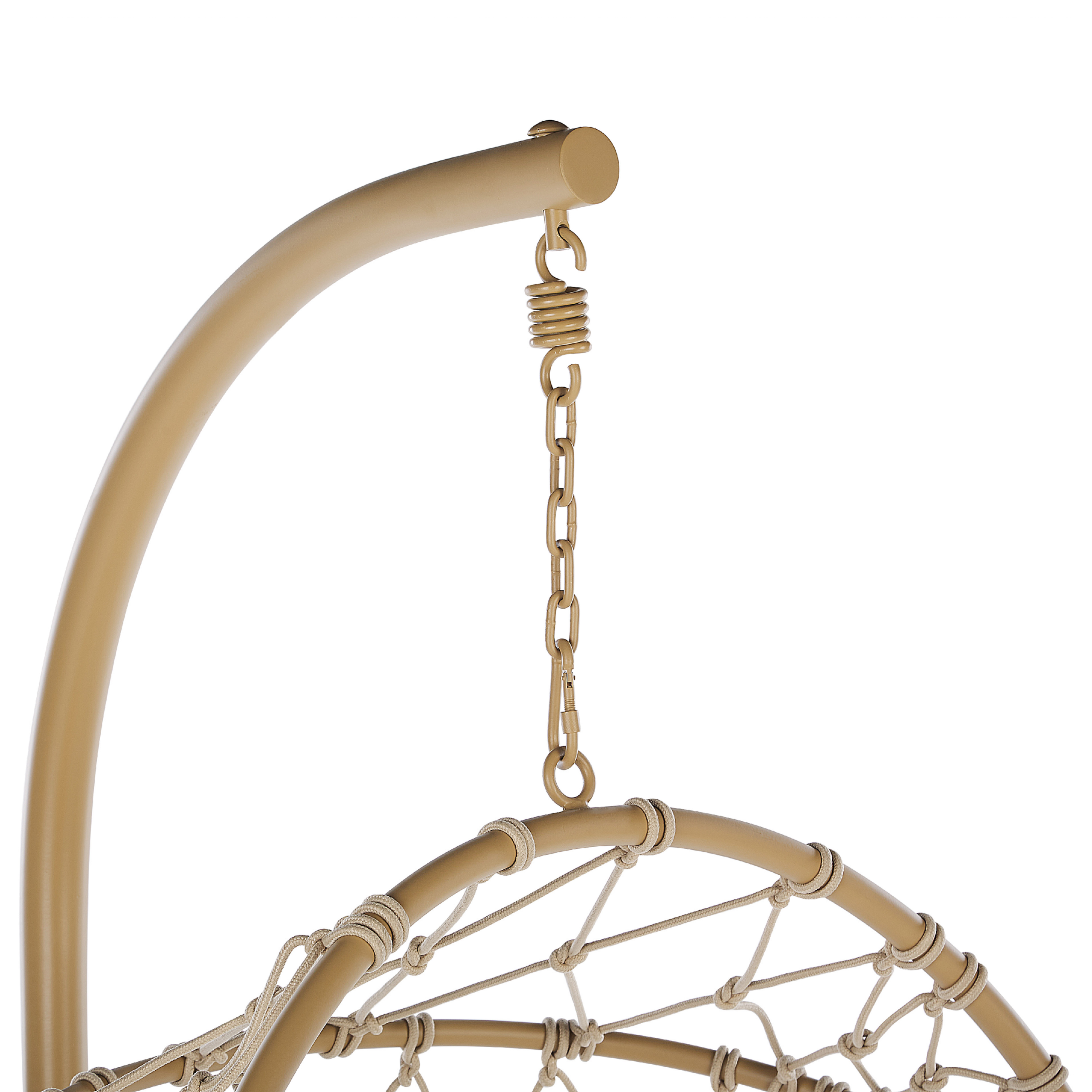 Fotoliu suspendat cu suport ADRIA Metal Bej [8]