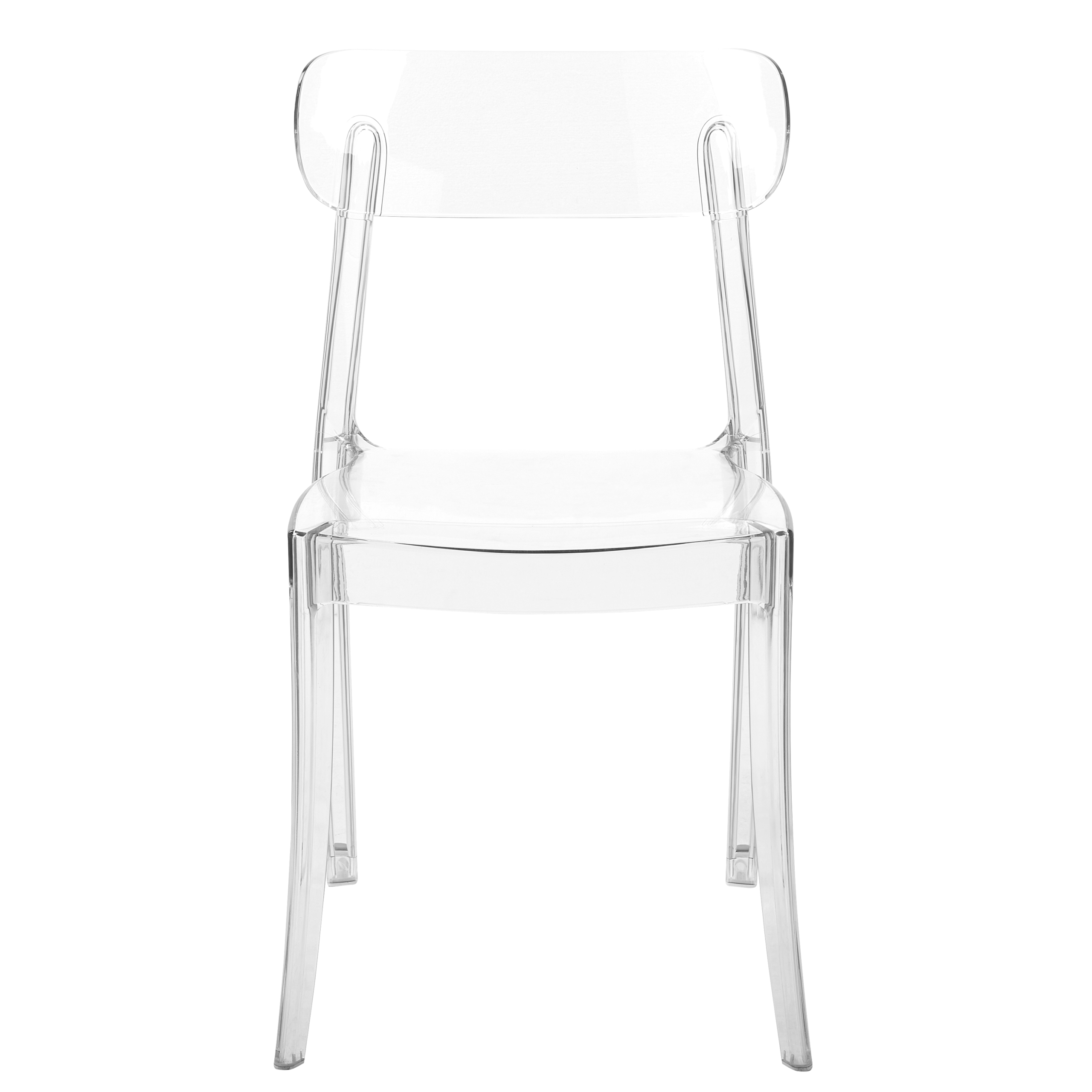 Set of 2 dining chairs COVINGTON Transparent [5]
