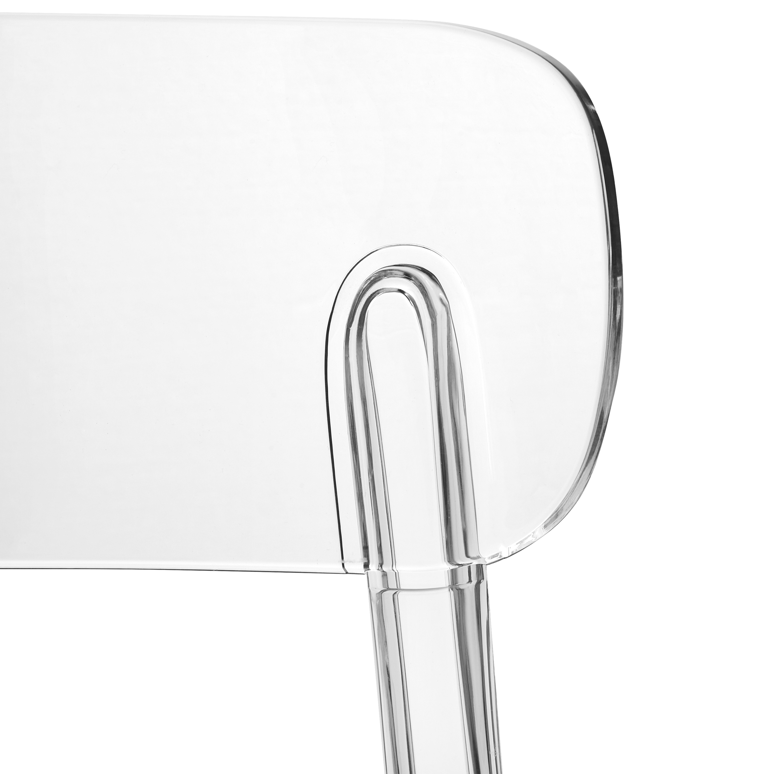 Set of 2 dining chairs COVINGTON Transparent [7]