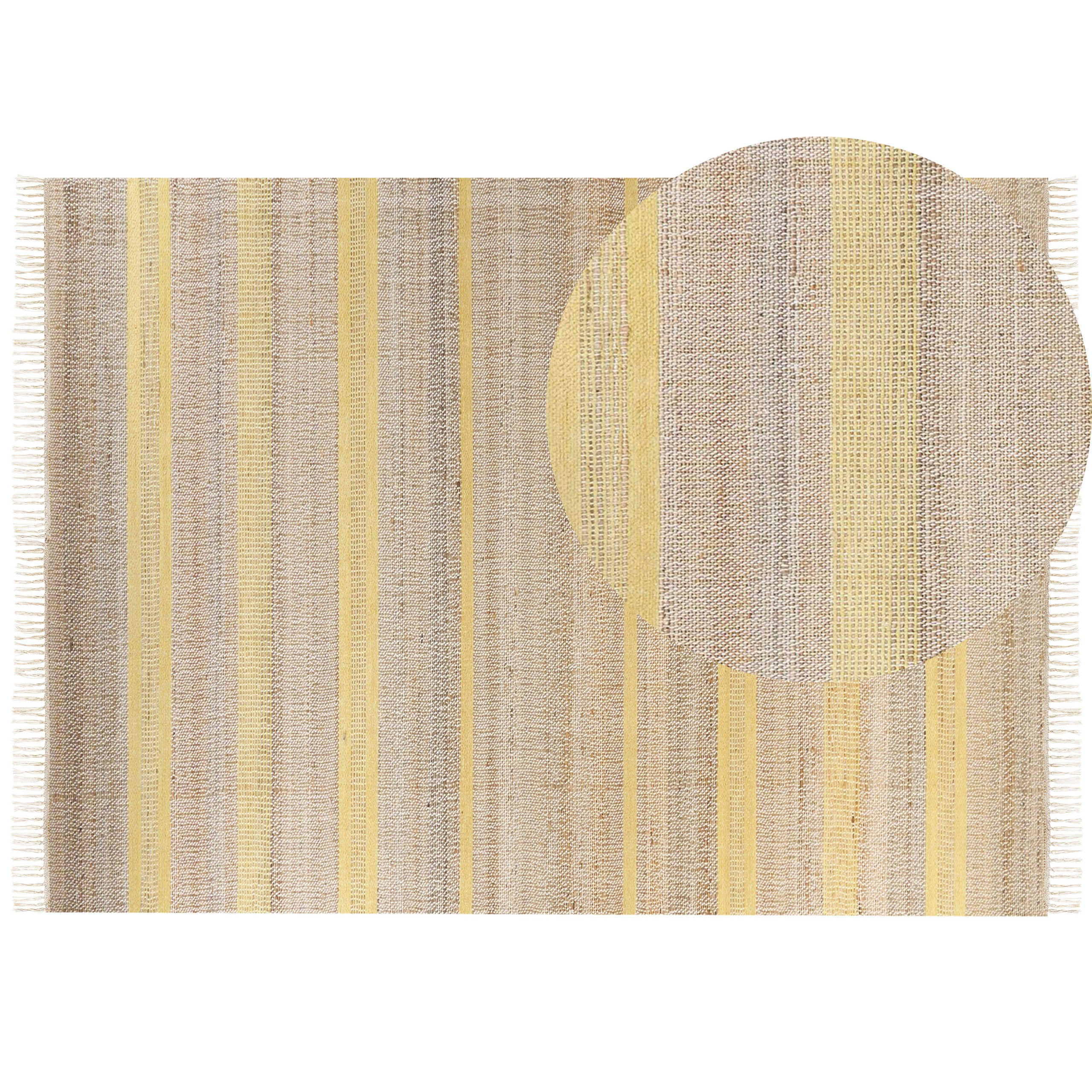 TALPUR Carpet Yellow 160 x 230 cm Jute [2]